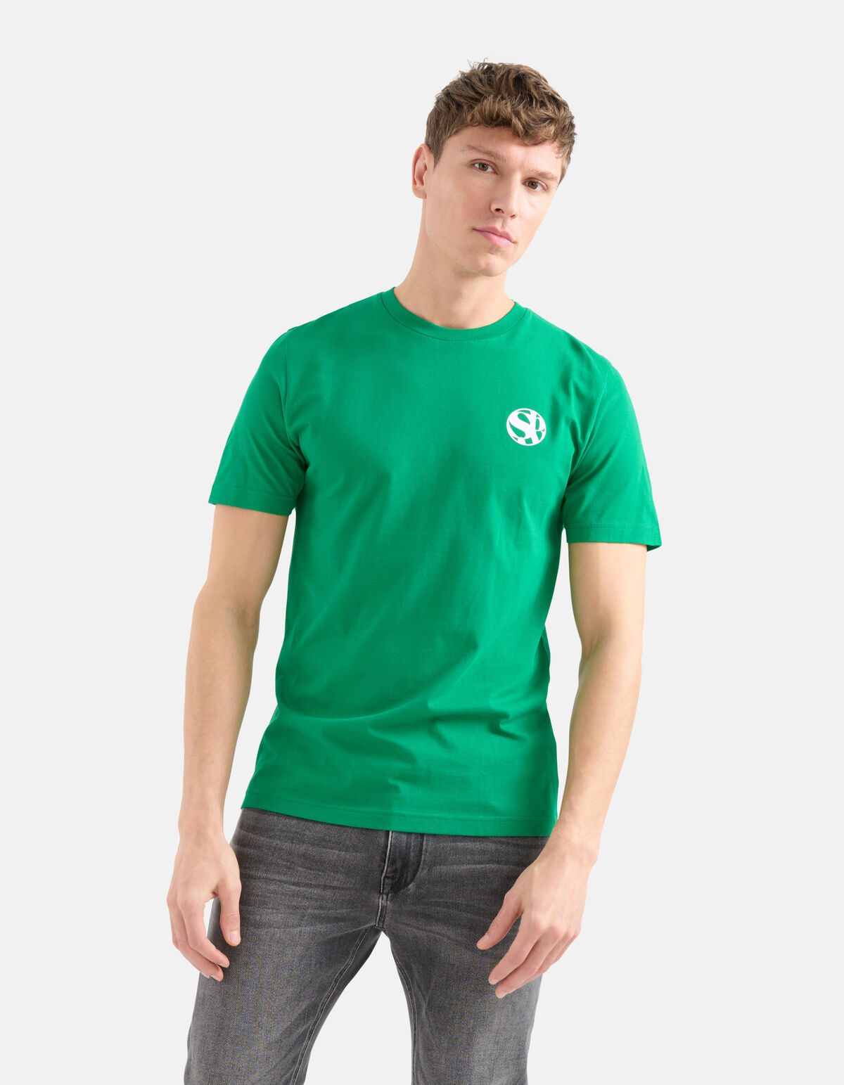 Artwork T-shirt Groen SHOEBY MEN