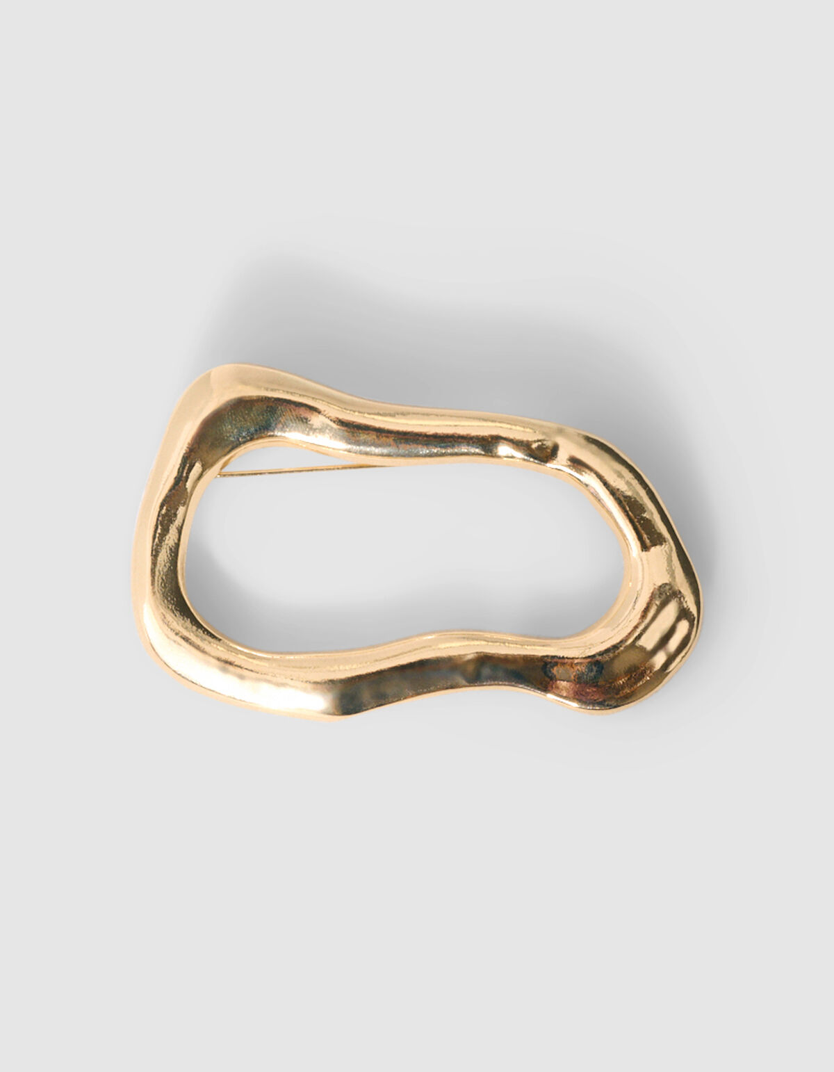 Crinkled Organic Broche Goud SHOEBY ACCESSOIRES