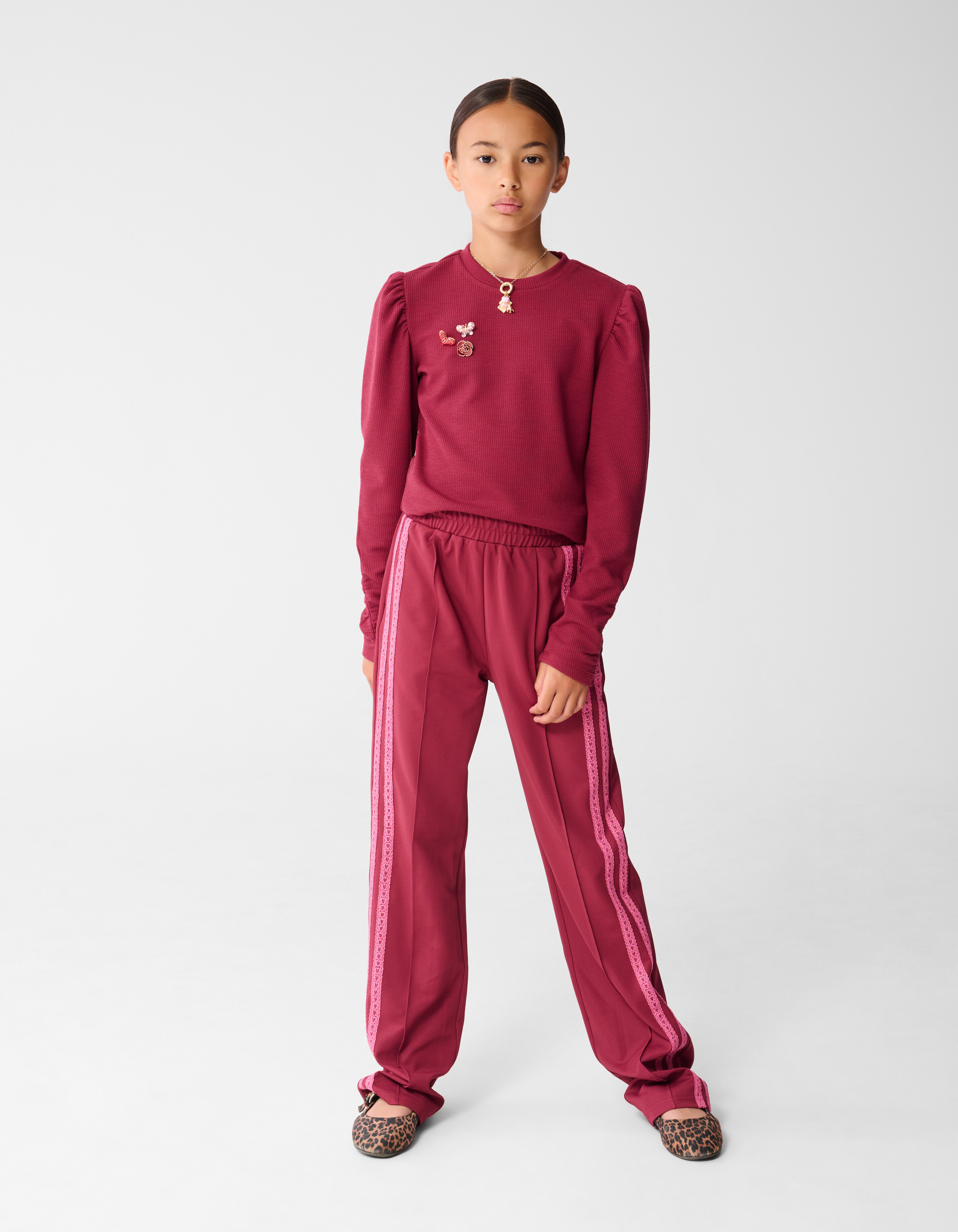 Puff Top Donkerrood SHOEBY GIRLS
