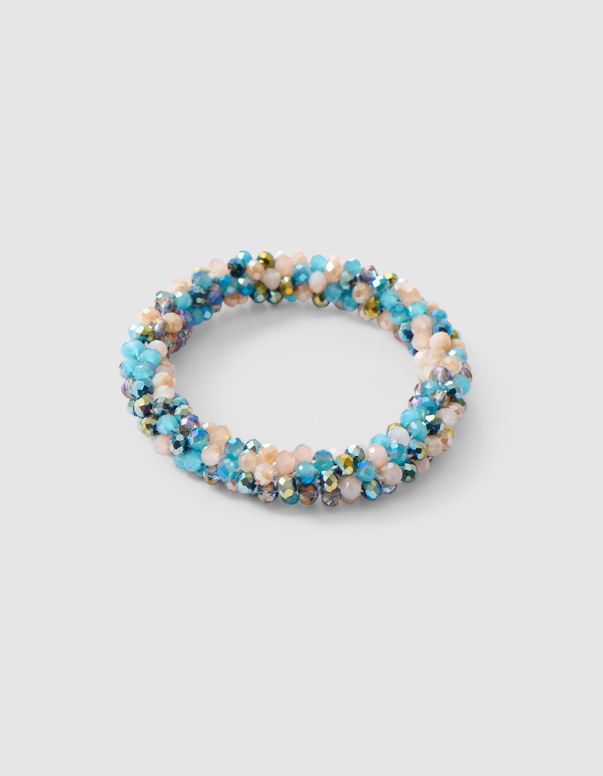 Beaded Haarelastiek Blauw SHOEBY ACCESSOIRES