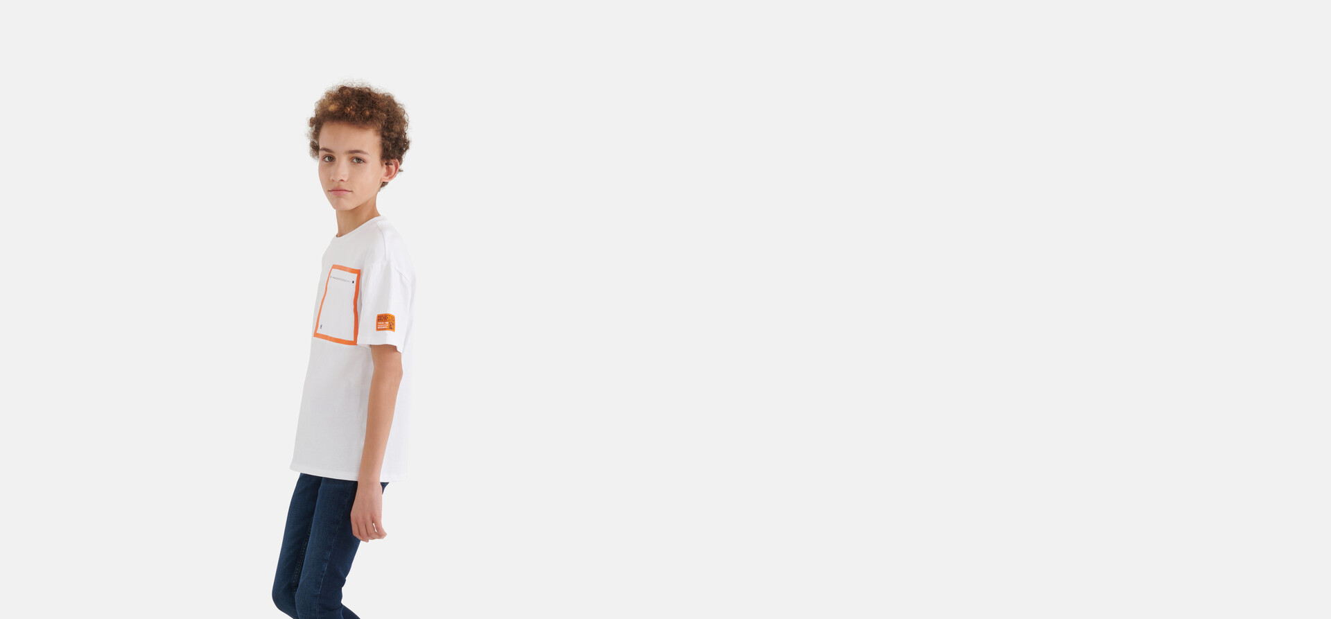 Relaxed Fit T-shirt Wit SHOEBY BOYS