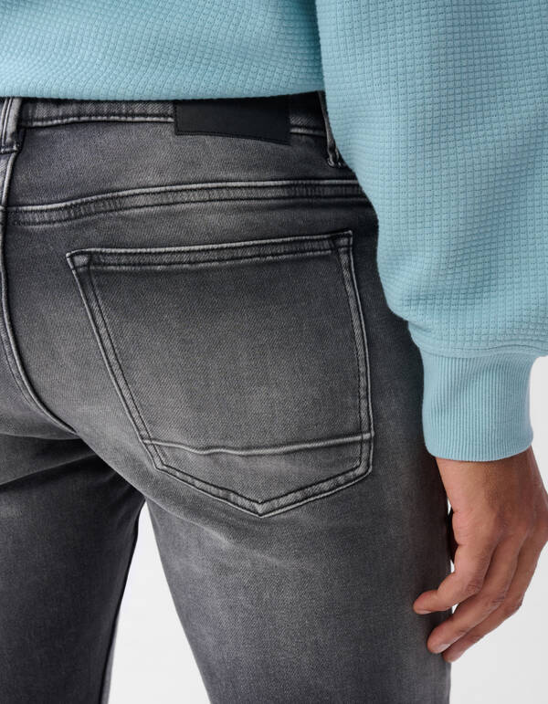 Slim Fit Jog Jeans Grijs L34 SHOEBY MEN