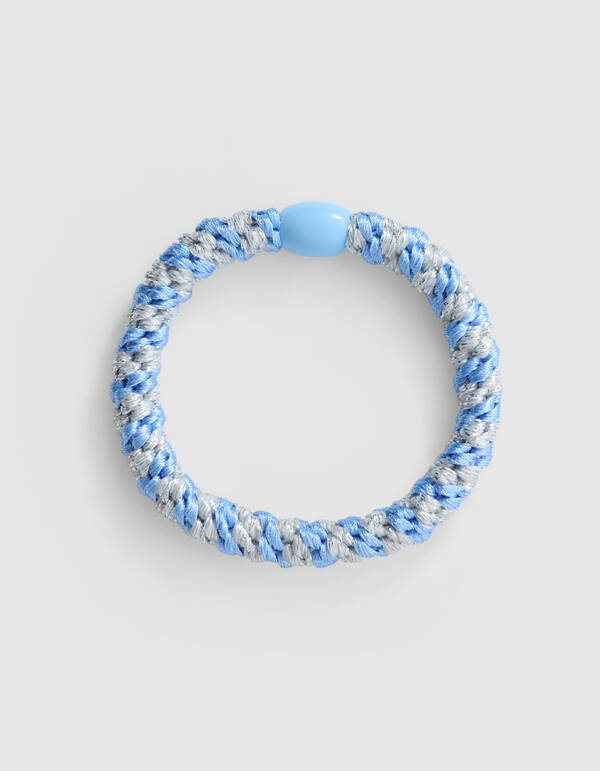 Lurex Haarelastiek Lichtblauw/Grijs SHOEBY ACCESSOIRES