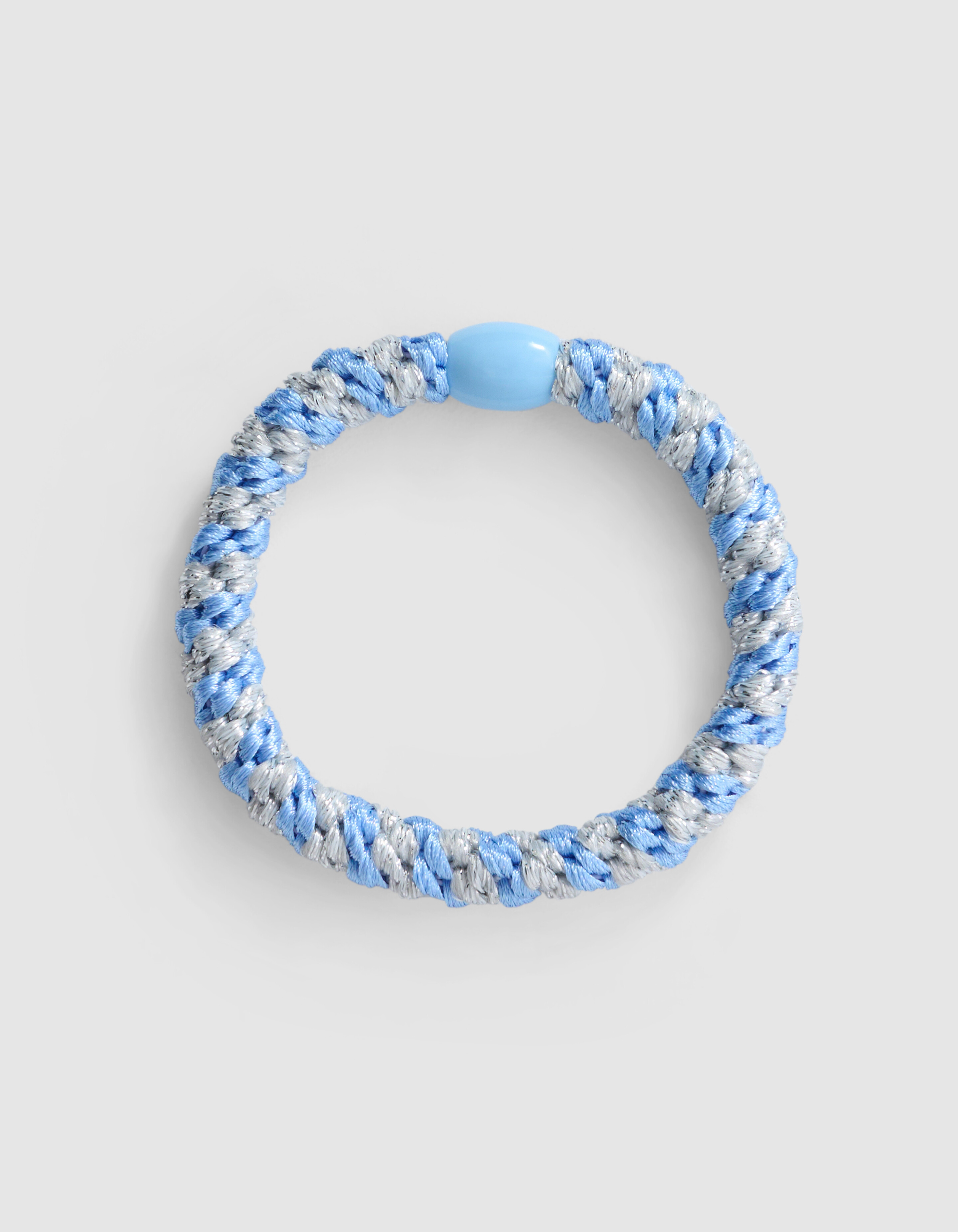 Lurex Haarelastiek Lichtblauw/Grijs SHOEBY ACCESSOIRES