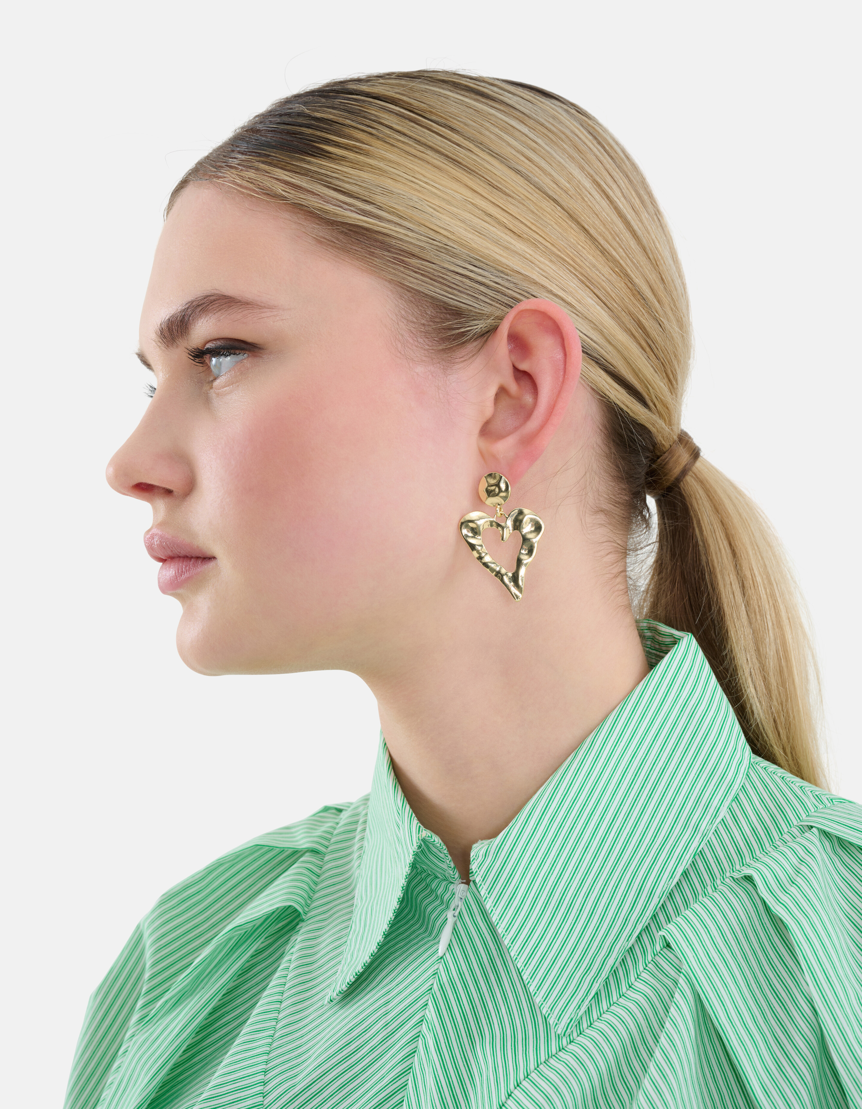 Hart Oorbellen Goud SHOEBY ACCESSOIRES