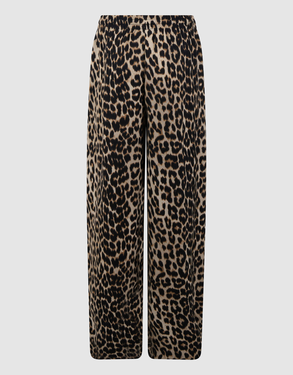Twist Leopard Wide leg Broek Bruin SHOEBY GIRLS