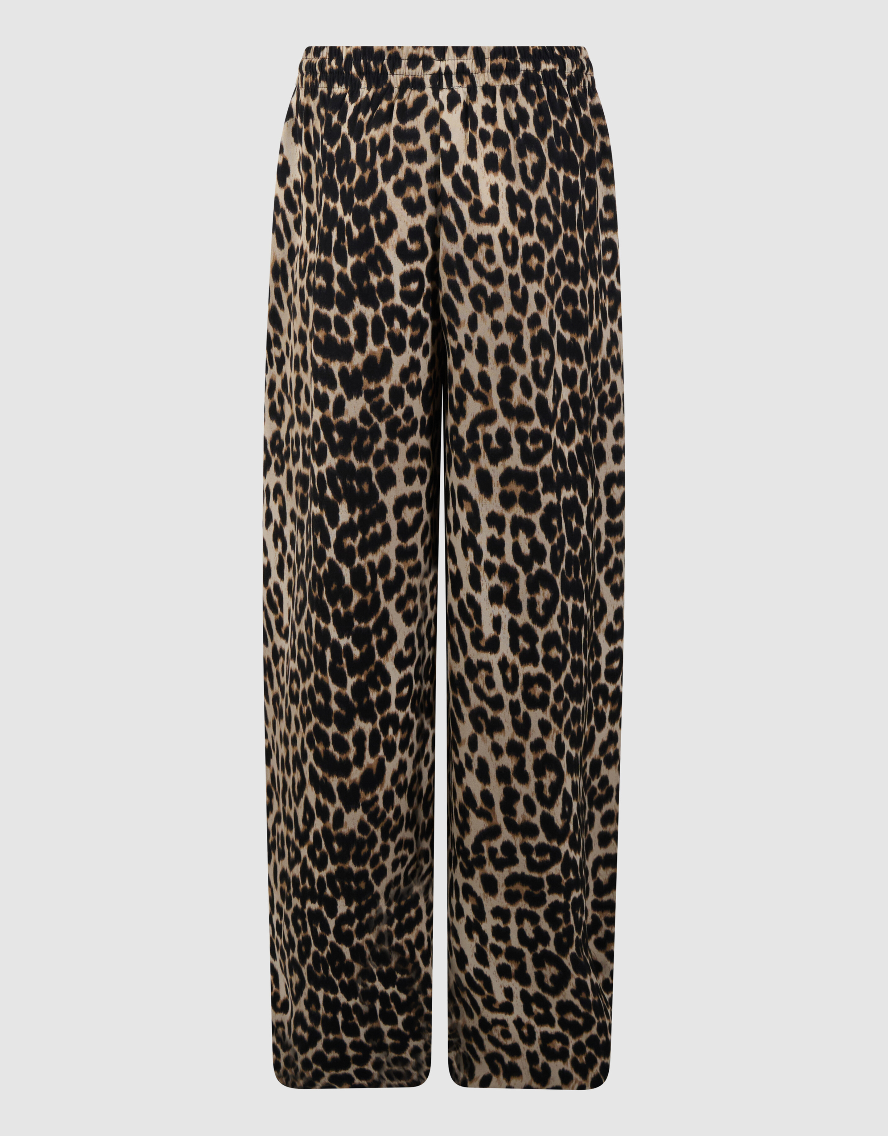 Twist Leopard Wide leg Broek Bruin SHOEBY GIRLS