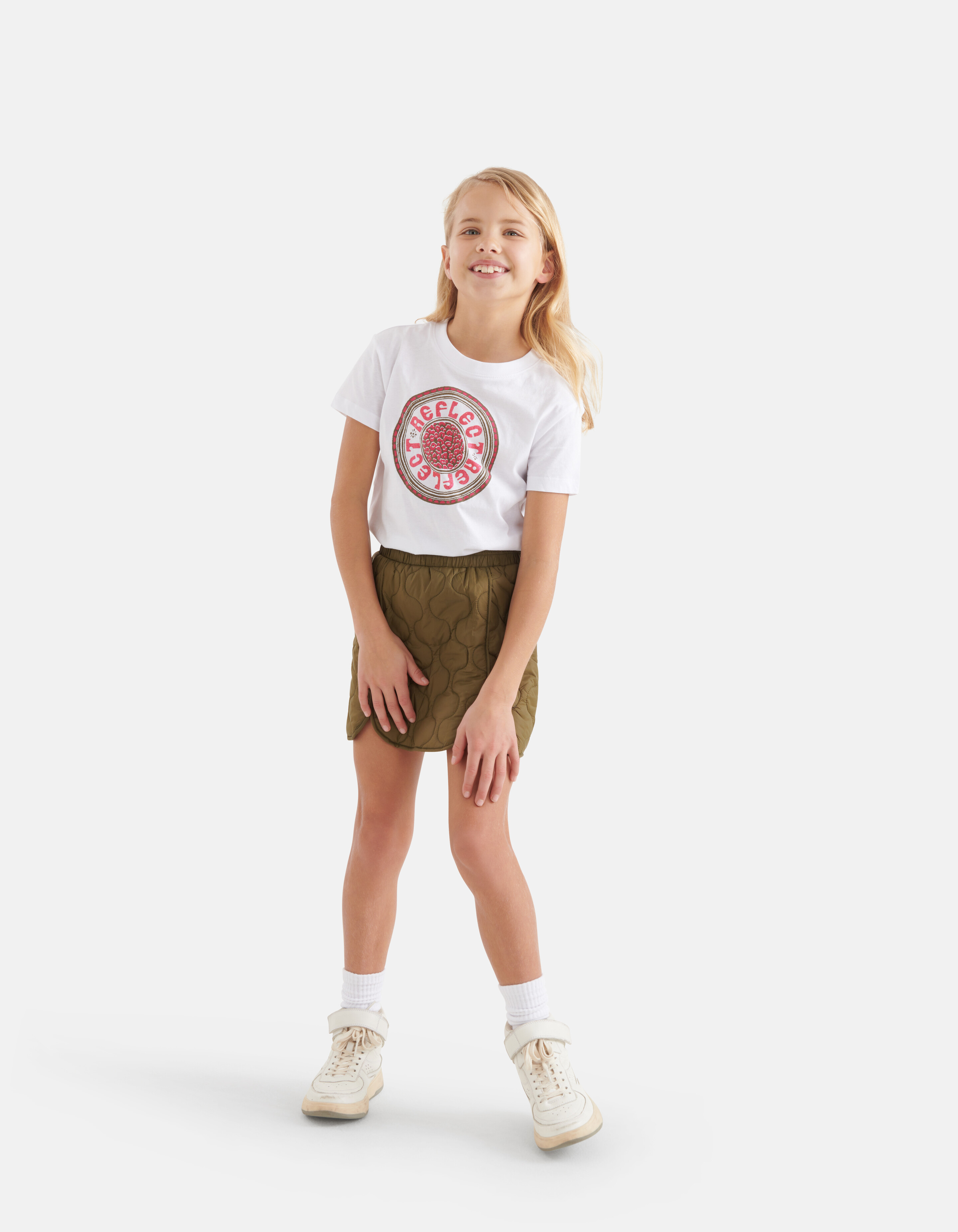Loose Fit T-shirt Wit SHOEBY GIRLS