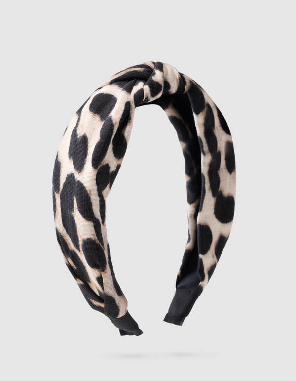 Leopard Haarband Bruin SHOEBY ACCESSOIRES