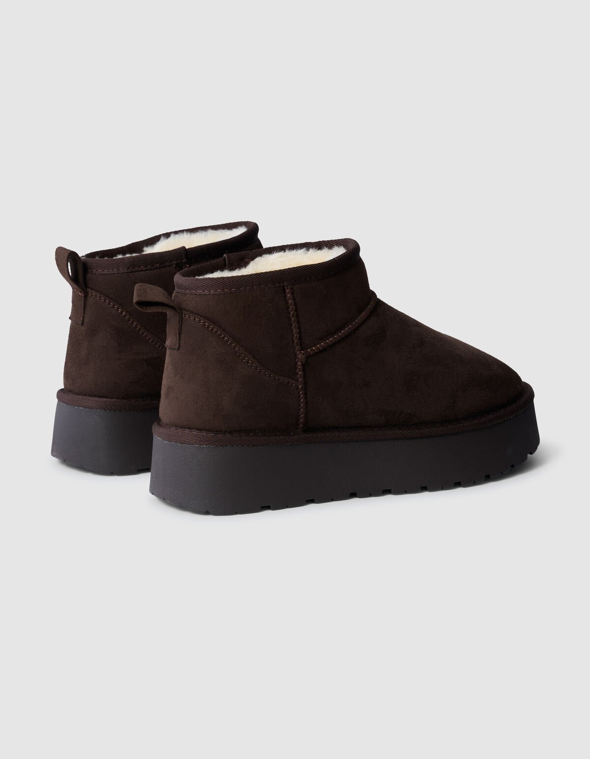 Zachte Korte Laarzen Donkerbruin SHOEBY SHOES