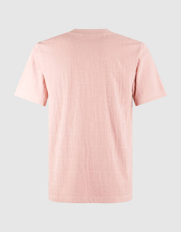 Eighty One Tekst T-shirt Roze SHOEBY MEN