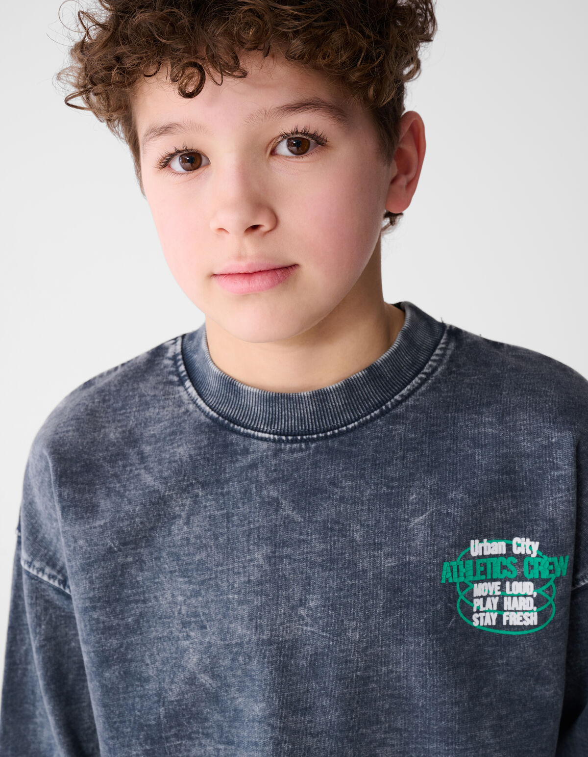 Urban City Sweater Donkergrijs SHOEBY BOYS