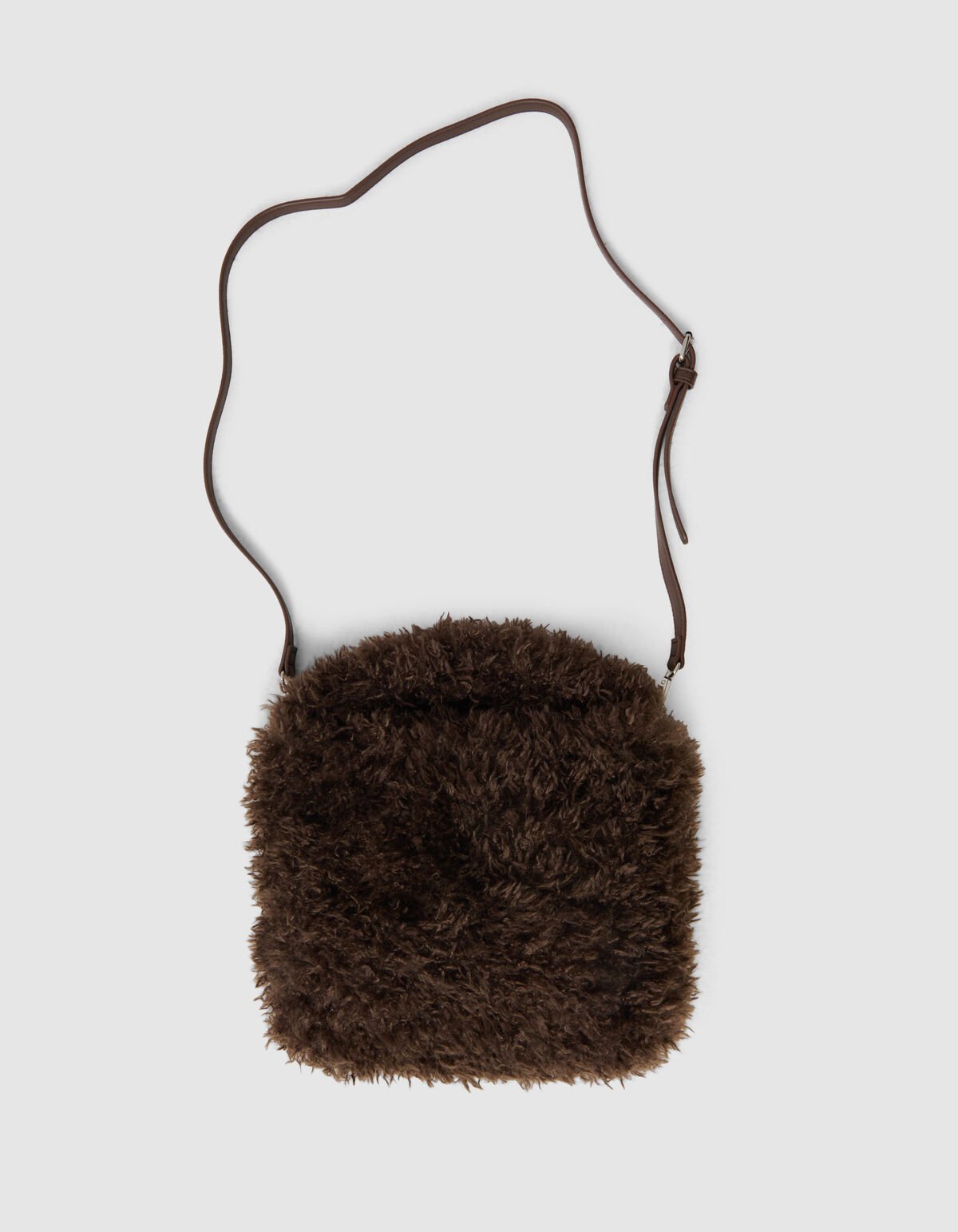 Fluffy Fur Tas Donkerbruin SHOEBY ACCESSOIRES