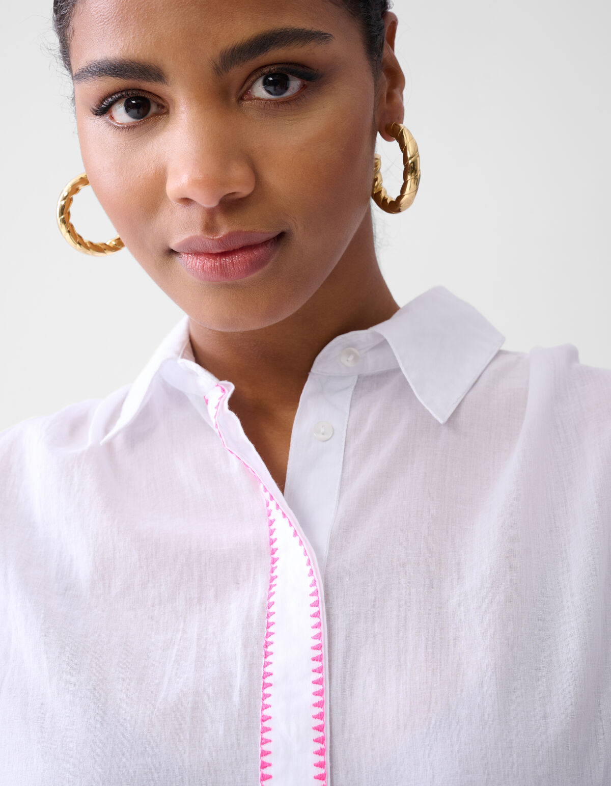 Embroidery Blouse Gebroken Wit SHOEBY WOMEN