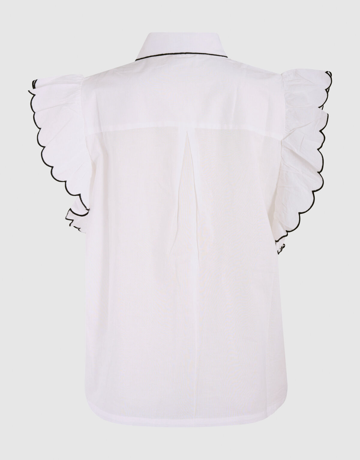 Embroidery Ruffle Top Wit SHOEBY WOMEN