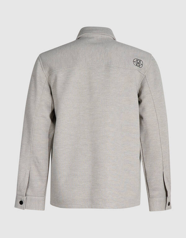 Soft Keper Overshirt Lichtgrijs SHOEBY MEN