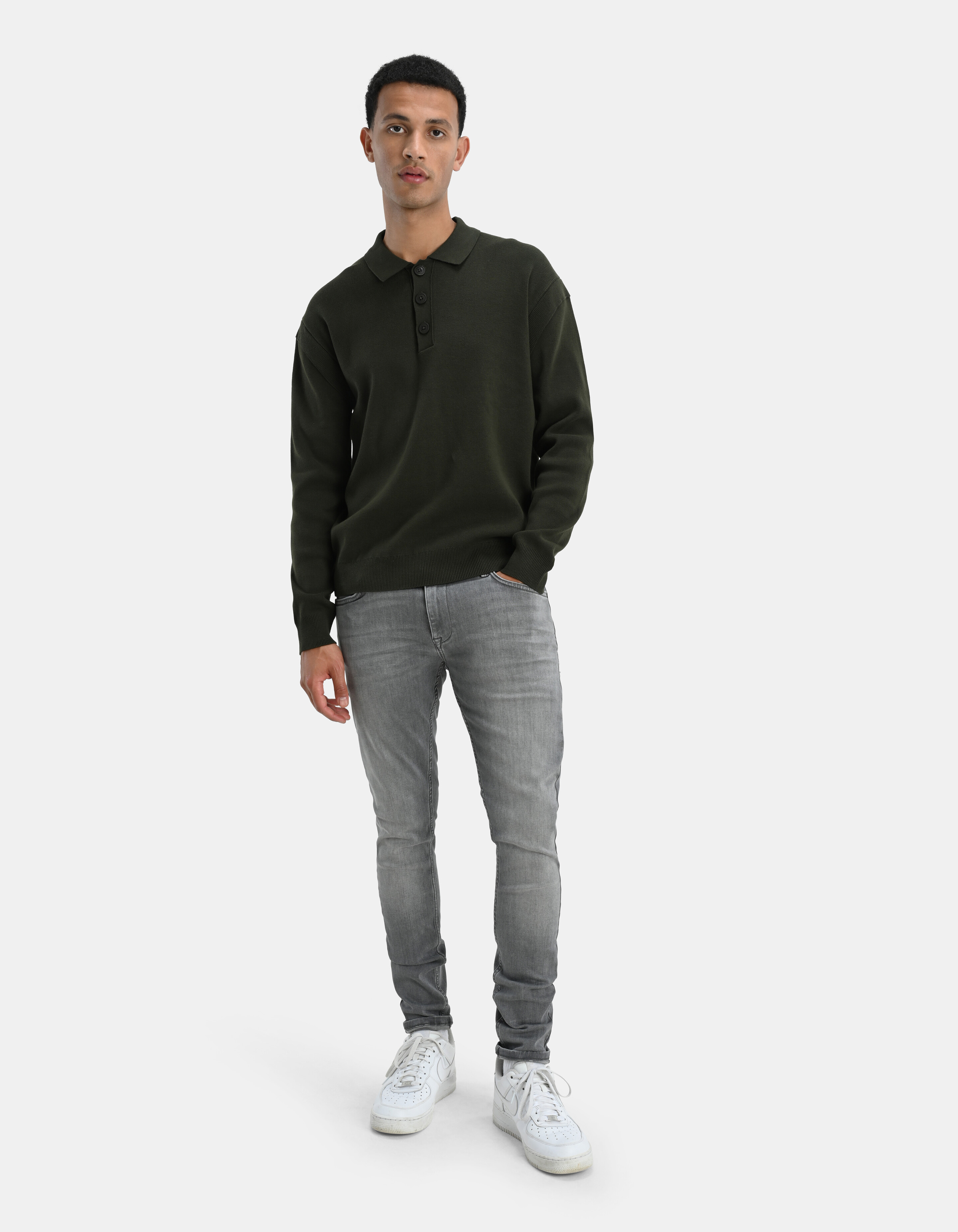 Skinny Jeans Grijs L34 Refill