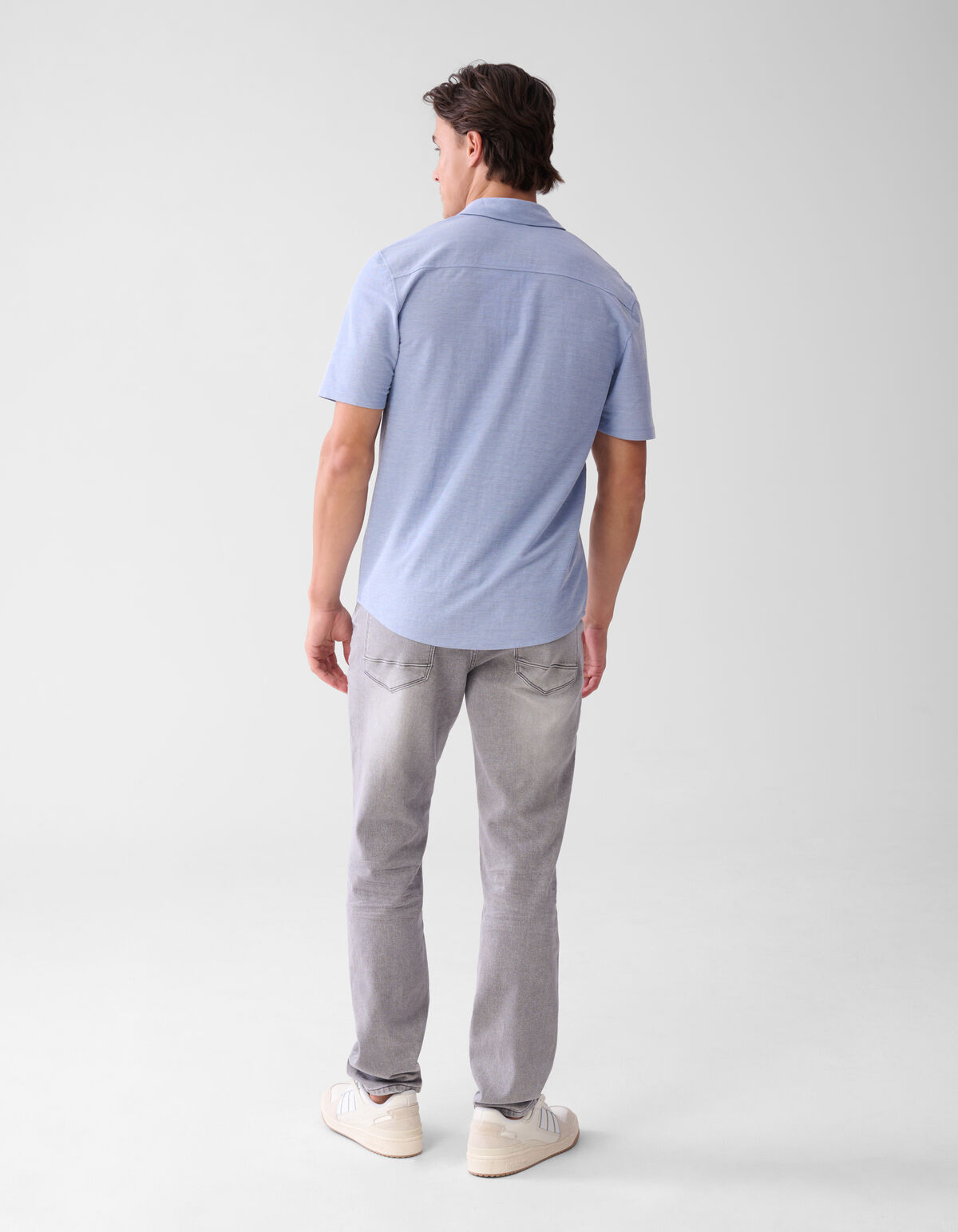 Pique Shirt Blauw SHOEBY MEN