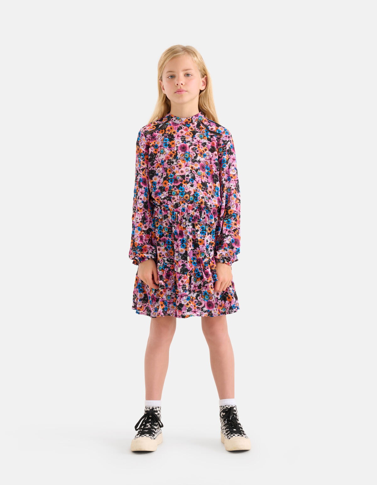 Bloemenprint Jurk Paars SHOEBY GIRLS