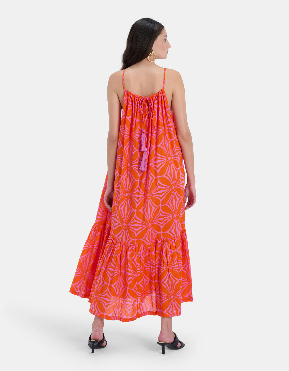 Voile Maxi Cami Jurk EKSEPT