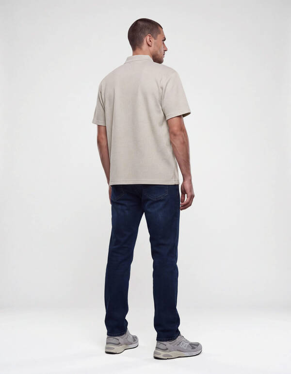 Slim Fit Jeans Blauw/Zwart L34 SHOEBY MEN