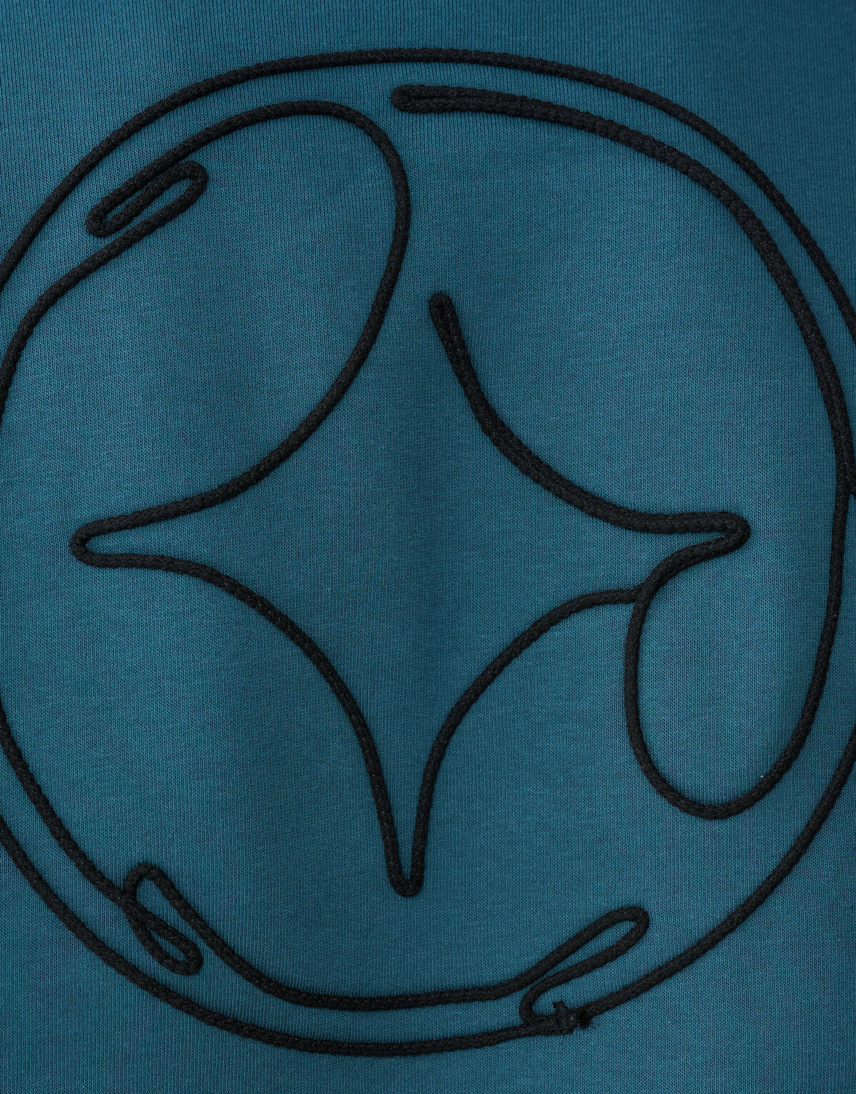 Cord Artwork Sweater Donkergroen SHOEBY MEN