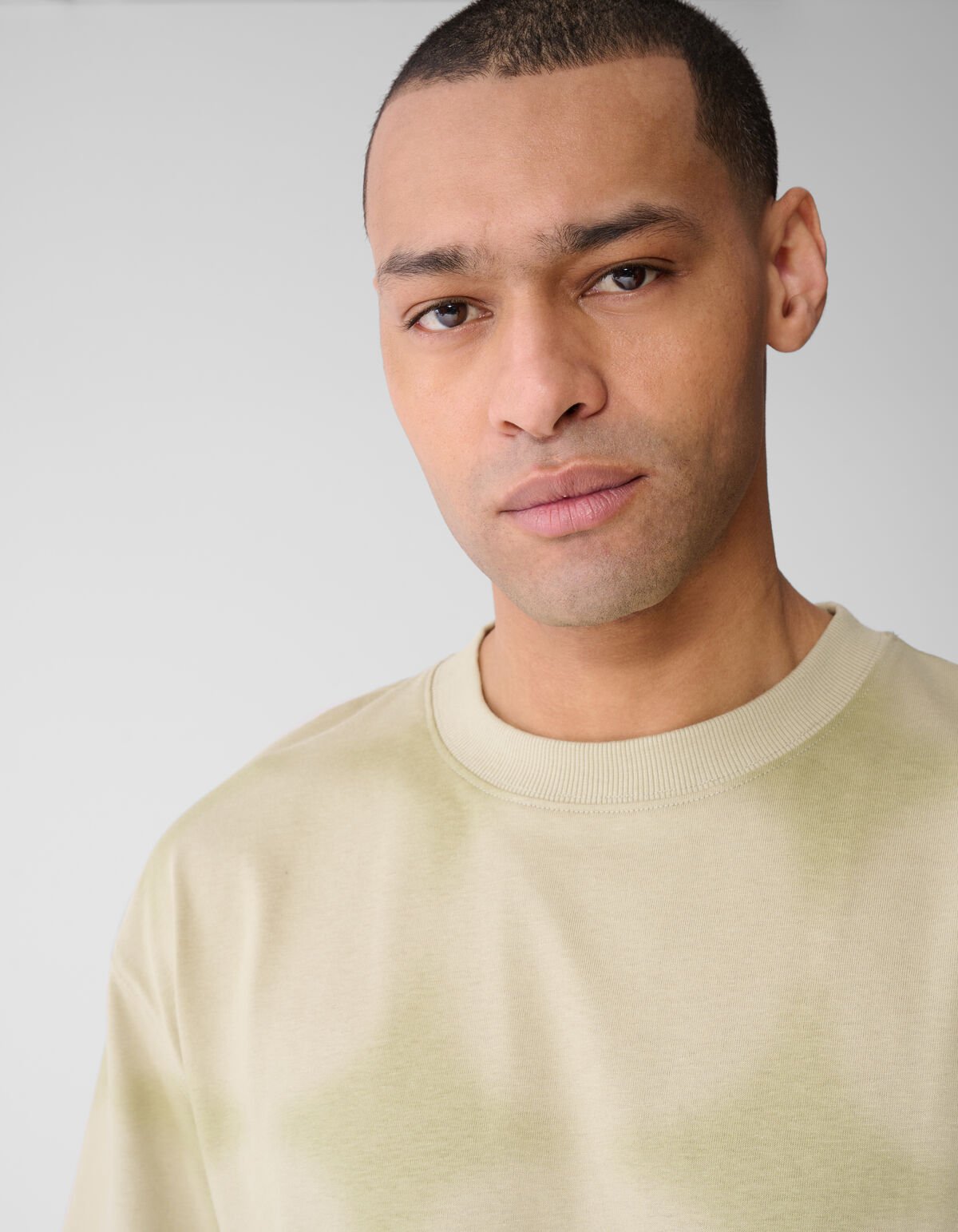 All Over Spark Artwork T-shirt Lichtgroen SHOEBY MEN