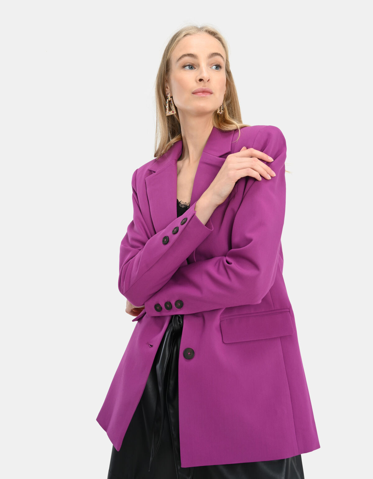 Oversized Blazer Paars SHOEBY WOMEN