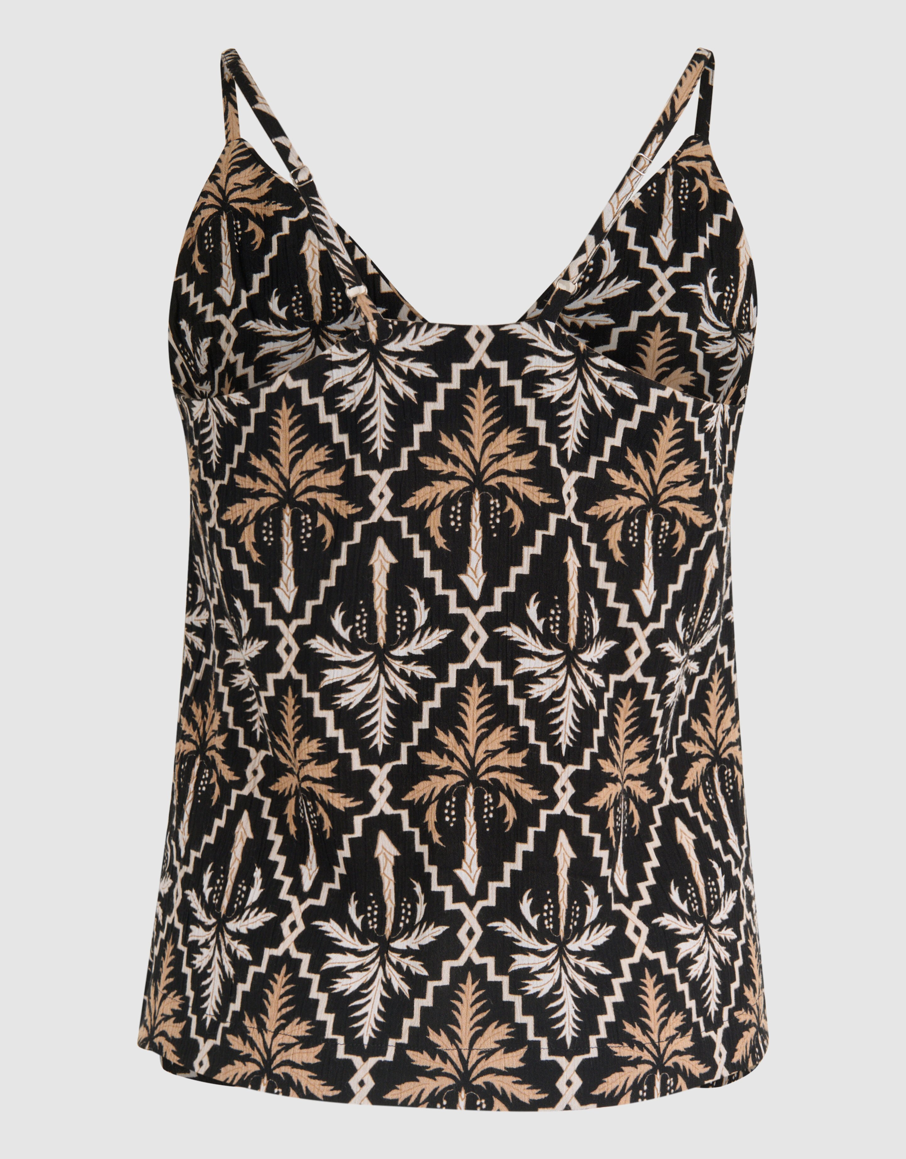 Printed Top Zwart/Wit SHOEBY WOMEN