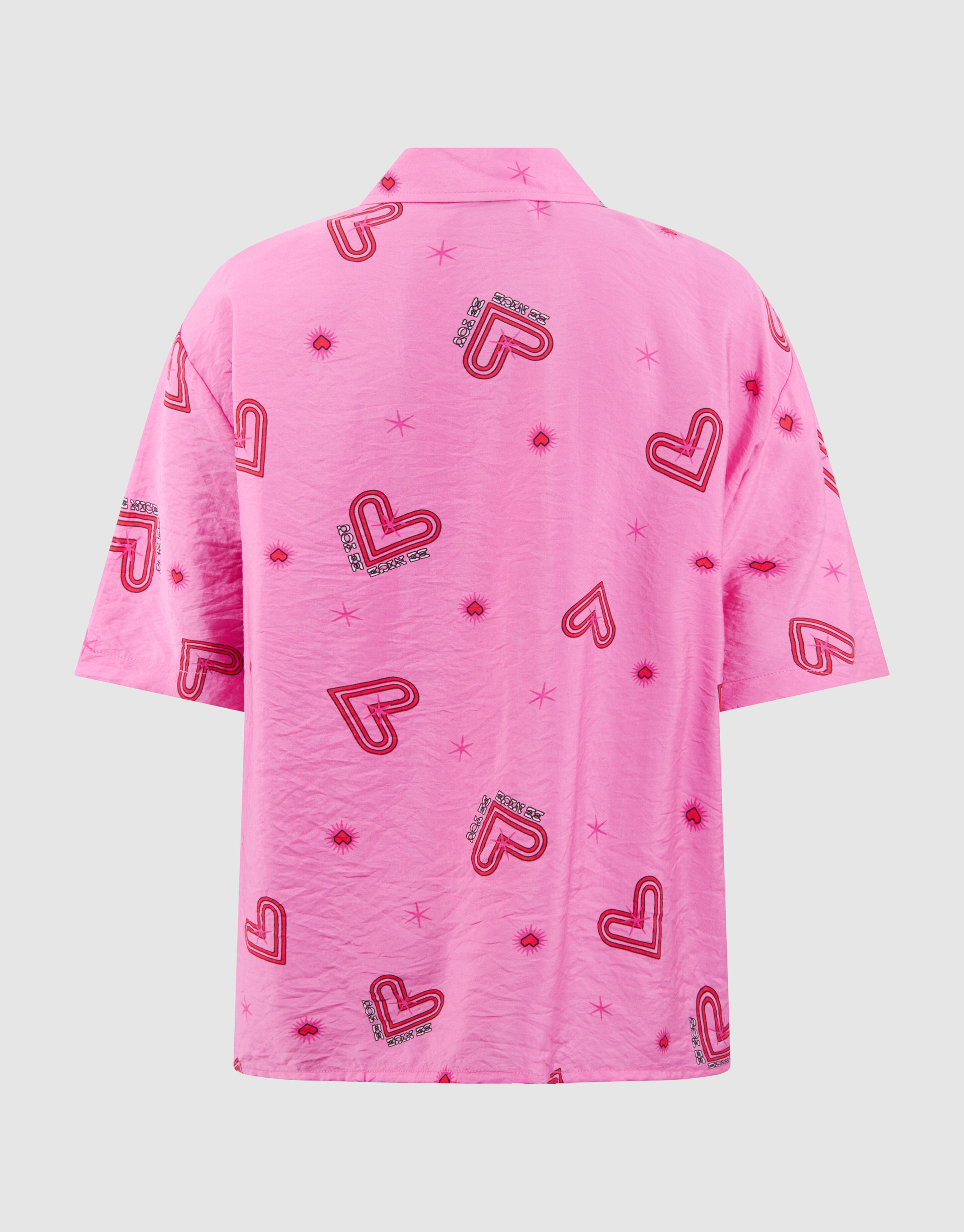 Heart Structuur Blouse Roze SHOEBY GIRLS