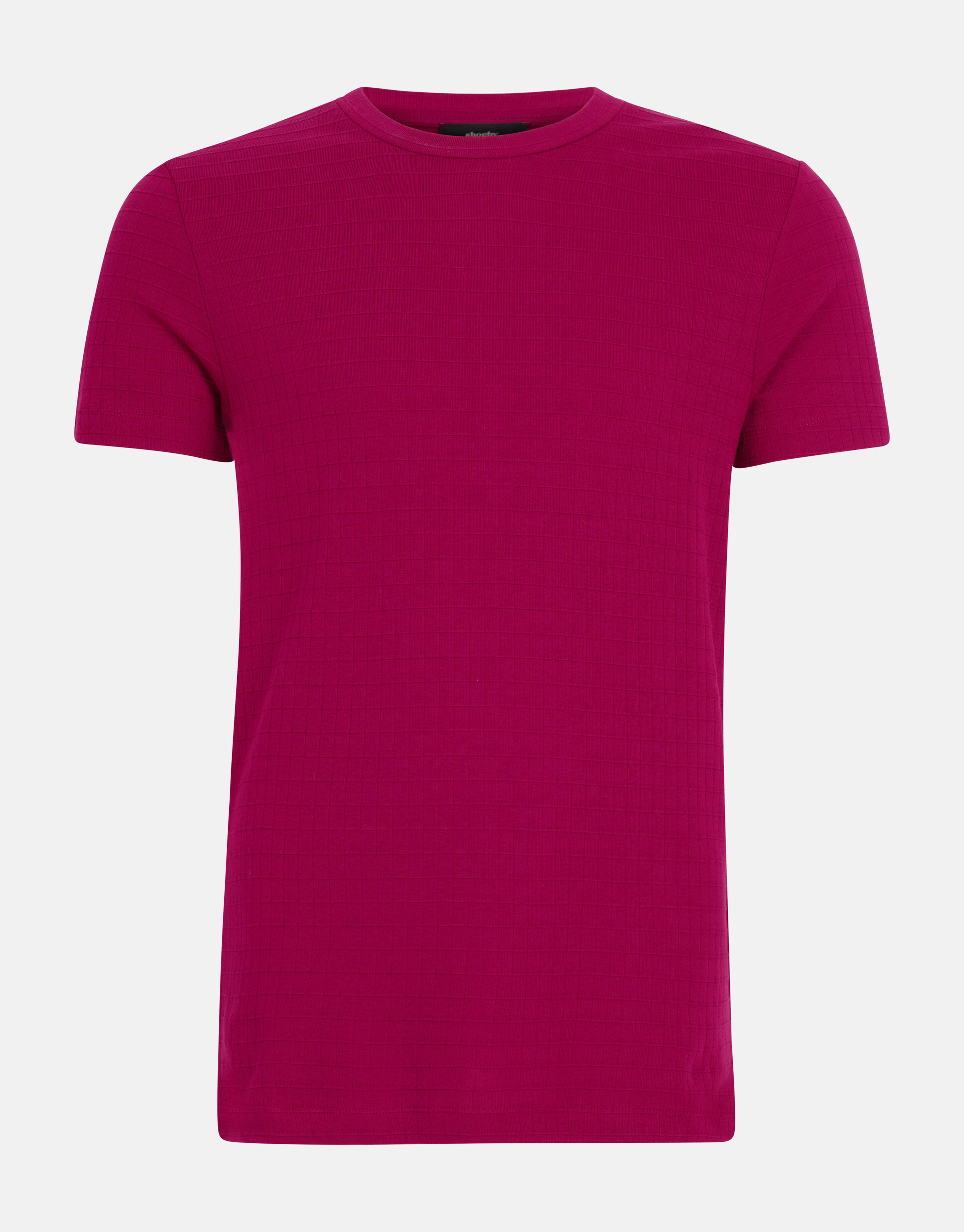 Structuur T-shirt Fuchsia SHOEBY MEN