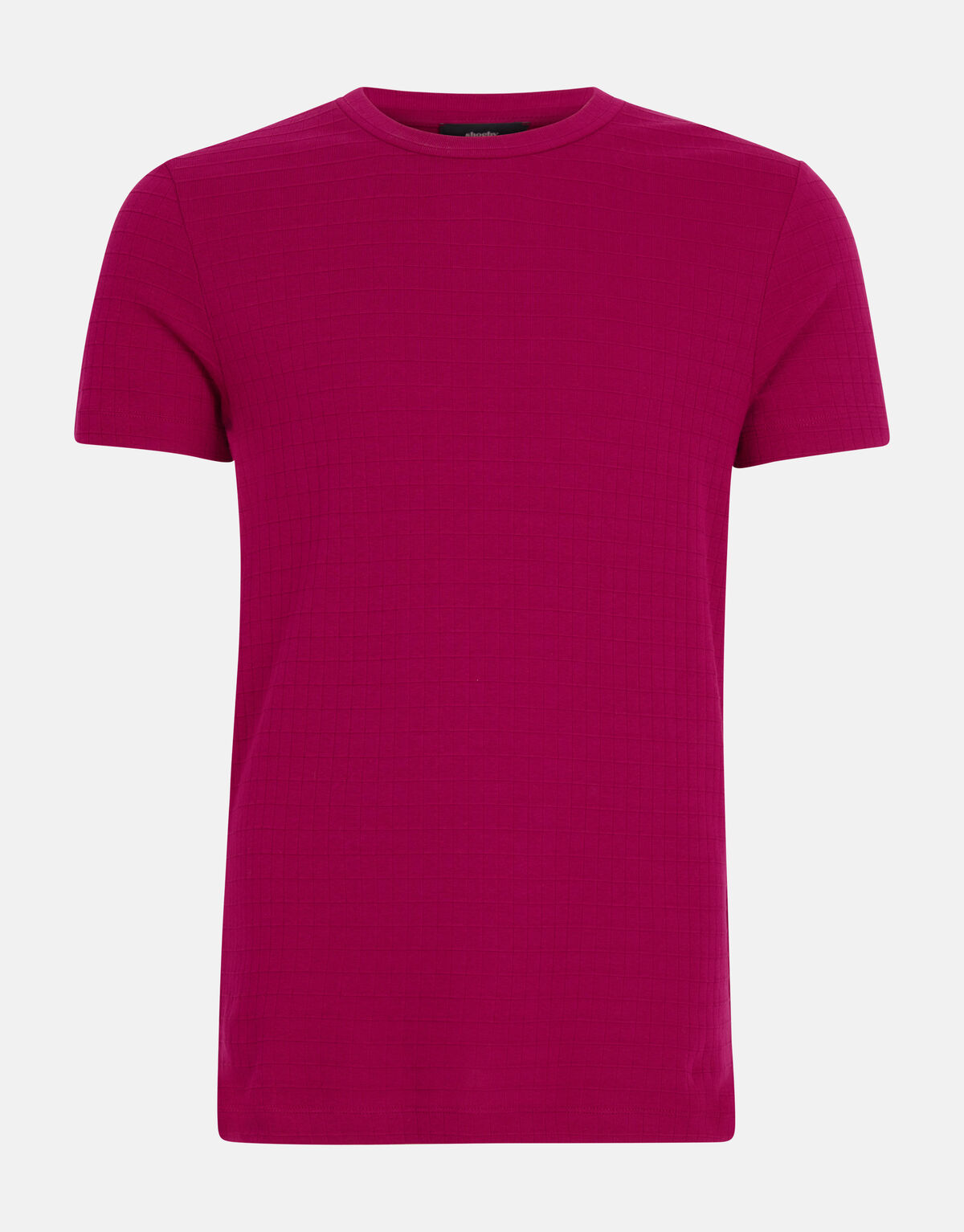 Structuur T-shirt Fuchsia SHOEBY MEN
