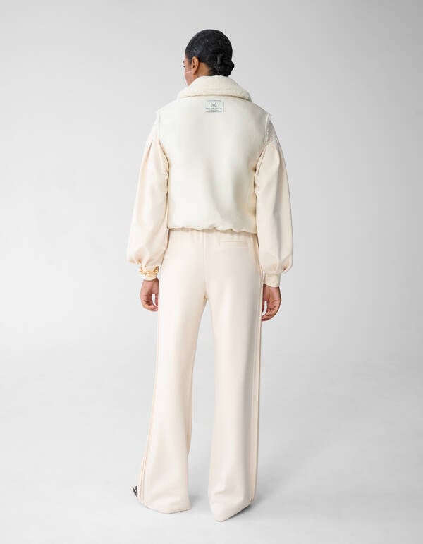 Reversible Gilet Gebroken Wit By Fred SHOEBY WOMEN