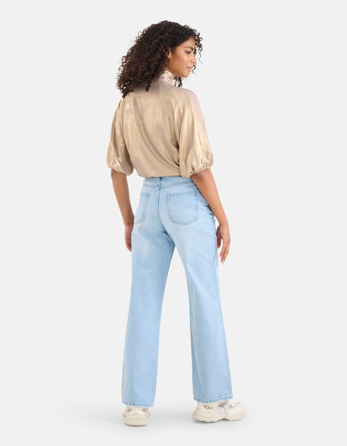 Metallic Blouse Goud SHOEBY WOMEN