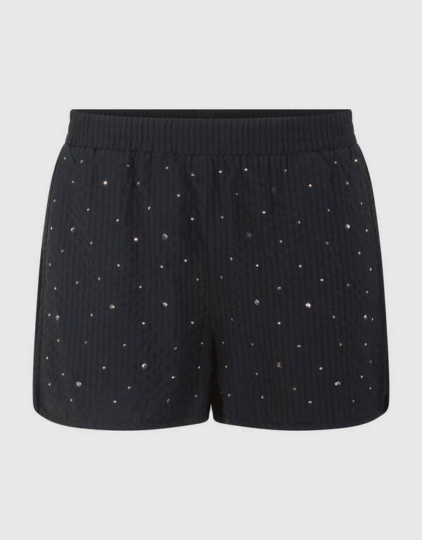 Strass Stripe Short Zwart SHOEBY WOMEN