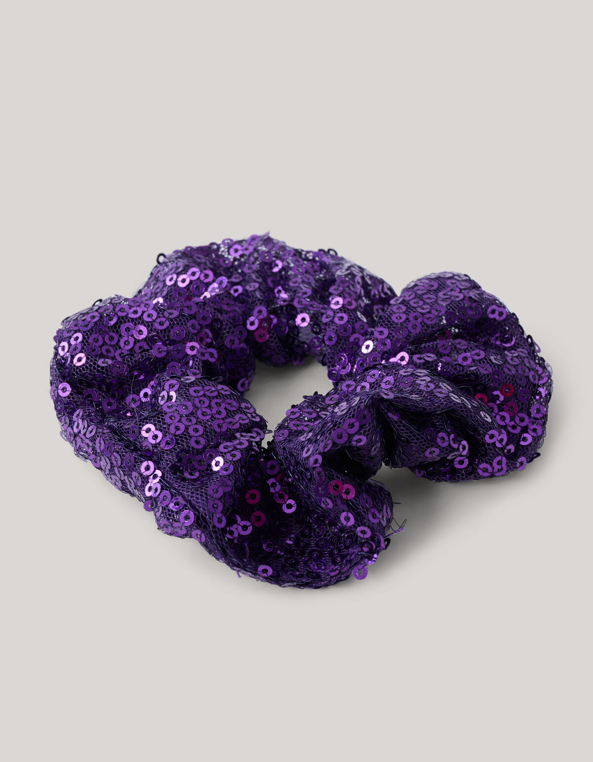 Pailletten Scrunchie Paars SHOEBY GIRLS