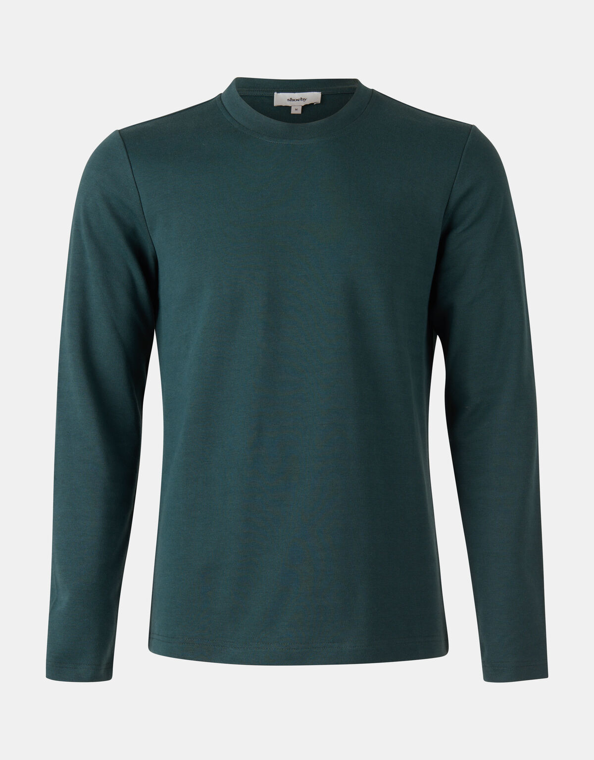 Lange Mouwen T-shirt Donkergroen SHOEBY MEN