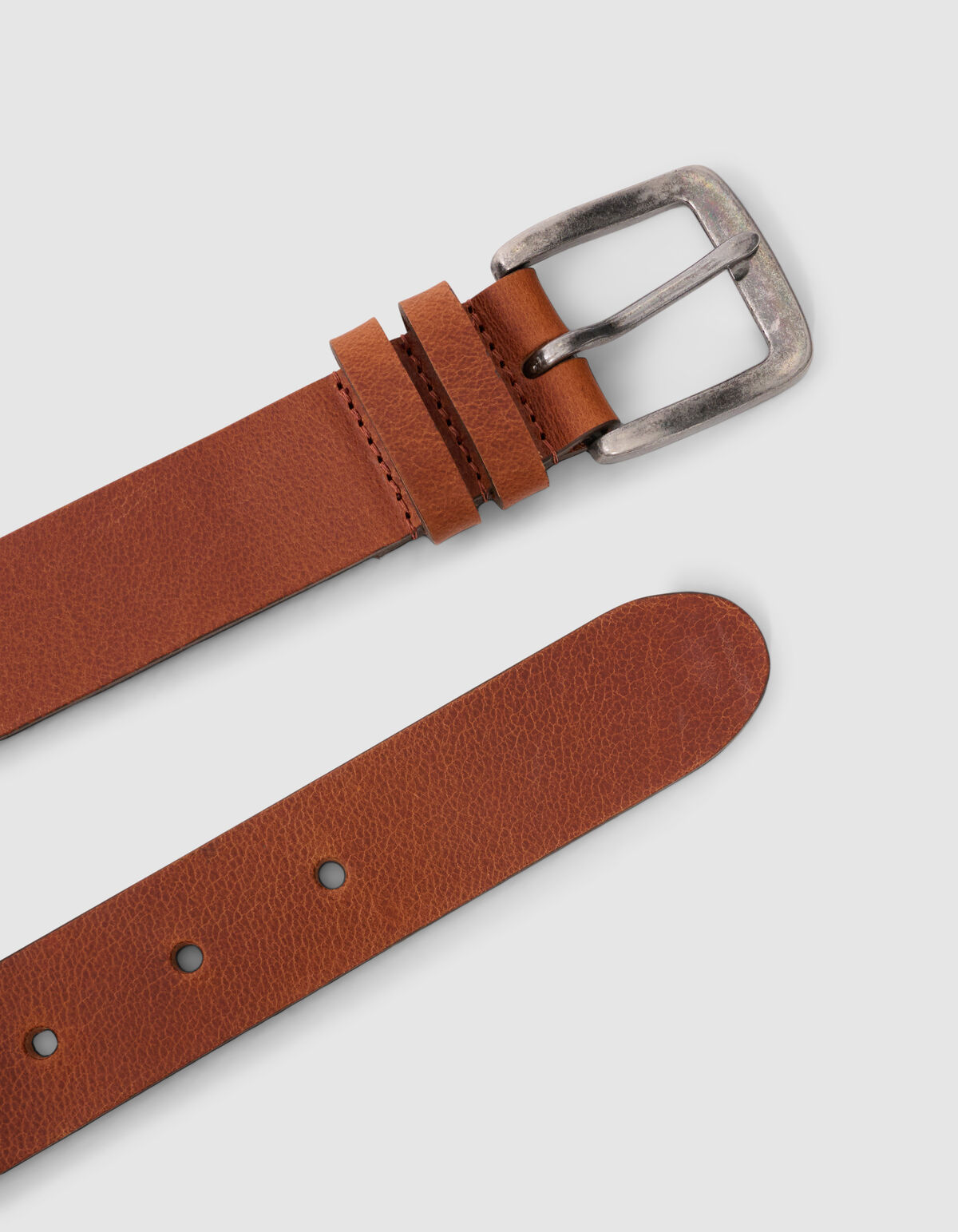 Leren Riem Bruin SHOEBY ACCESSOIRES