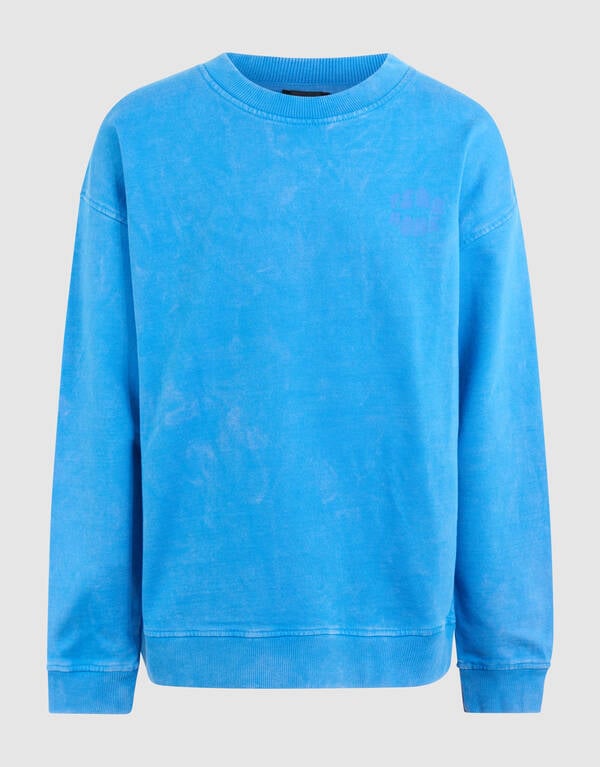 Fear None Artwork Sweater Blauw SHOEBY BOYS