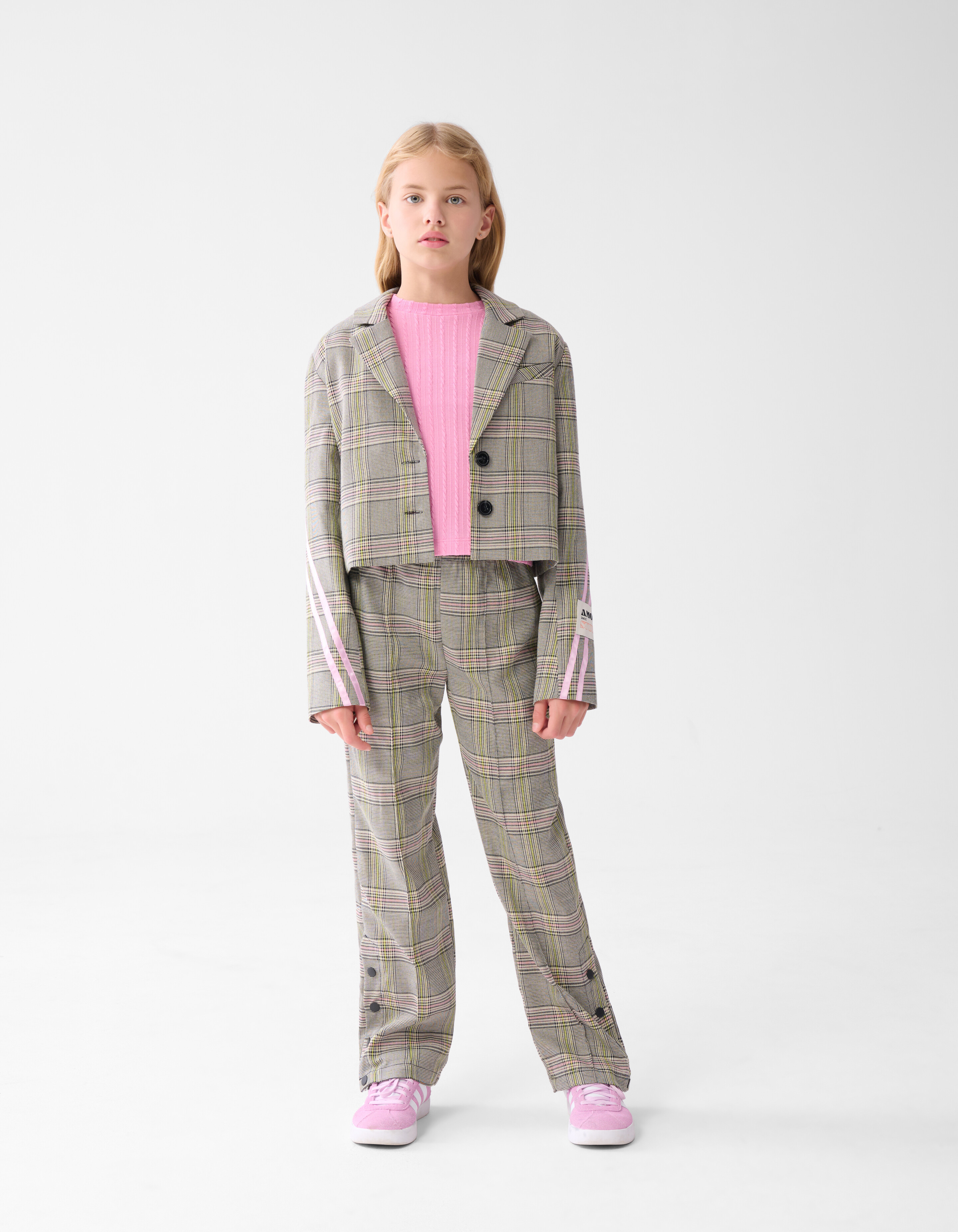 Ruiten Wide Leg Broek Gebroken Wit SHOEBY GIRLS