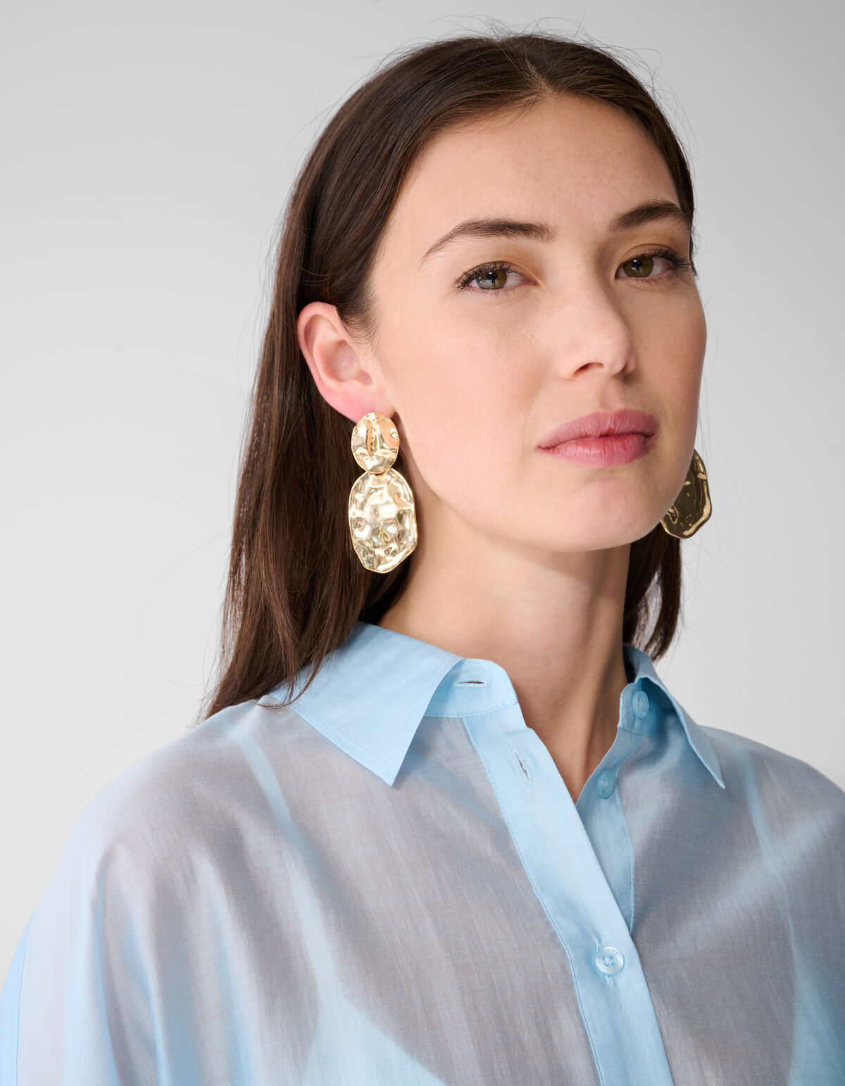 Organic Shape Oorbellen Goud SHOEBY ACCESSOIRES