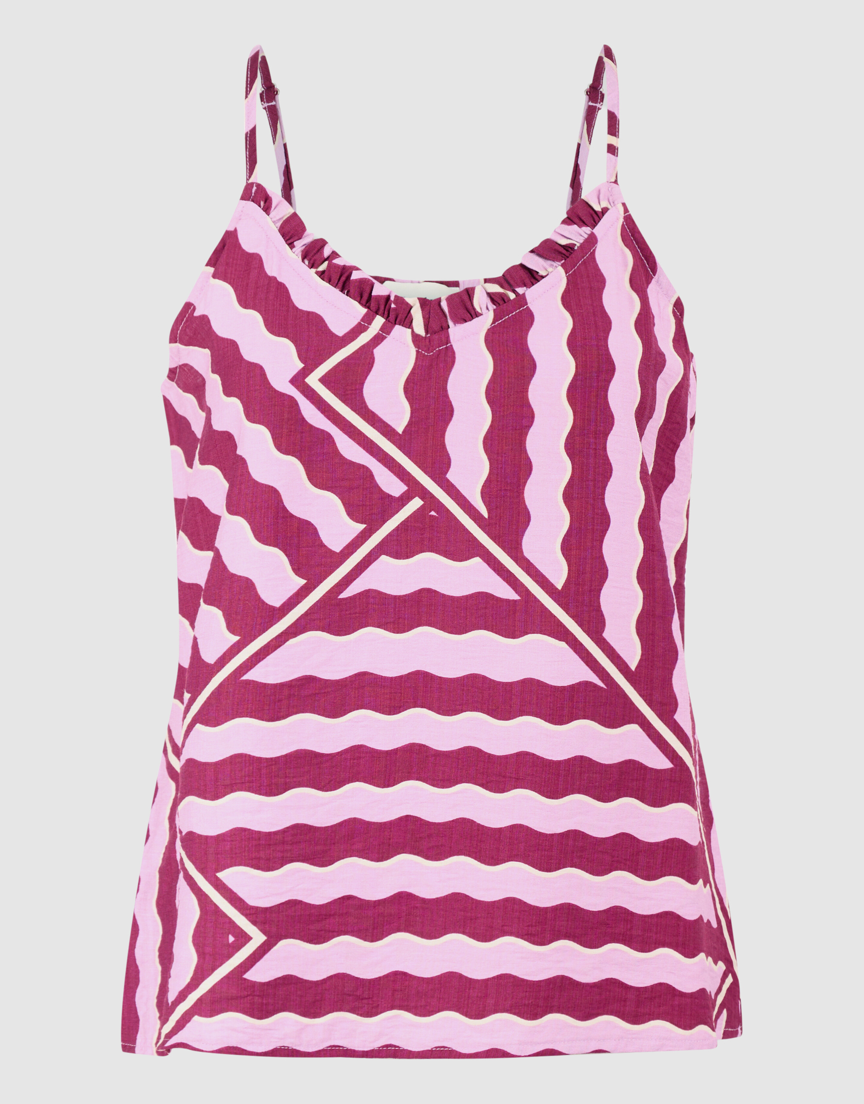 Wavy Printed Singlet Roze/Paars SHOEBY WOMEN