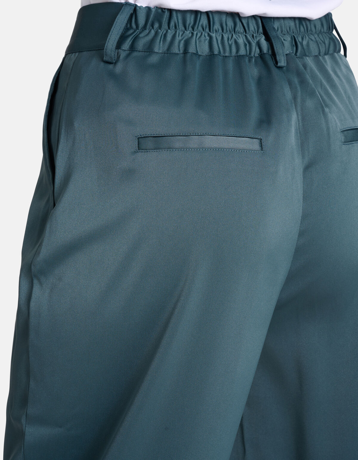 Satijnen Broek Petrol SHOEBY WOMEN