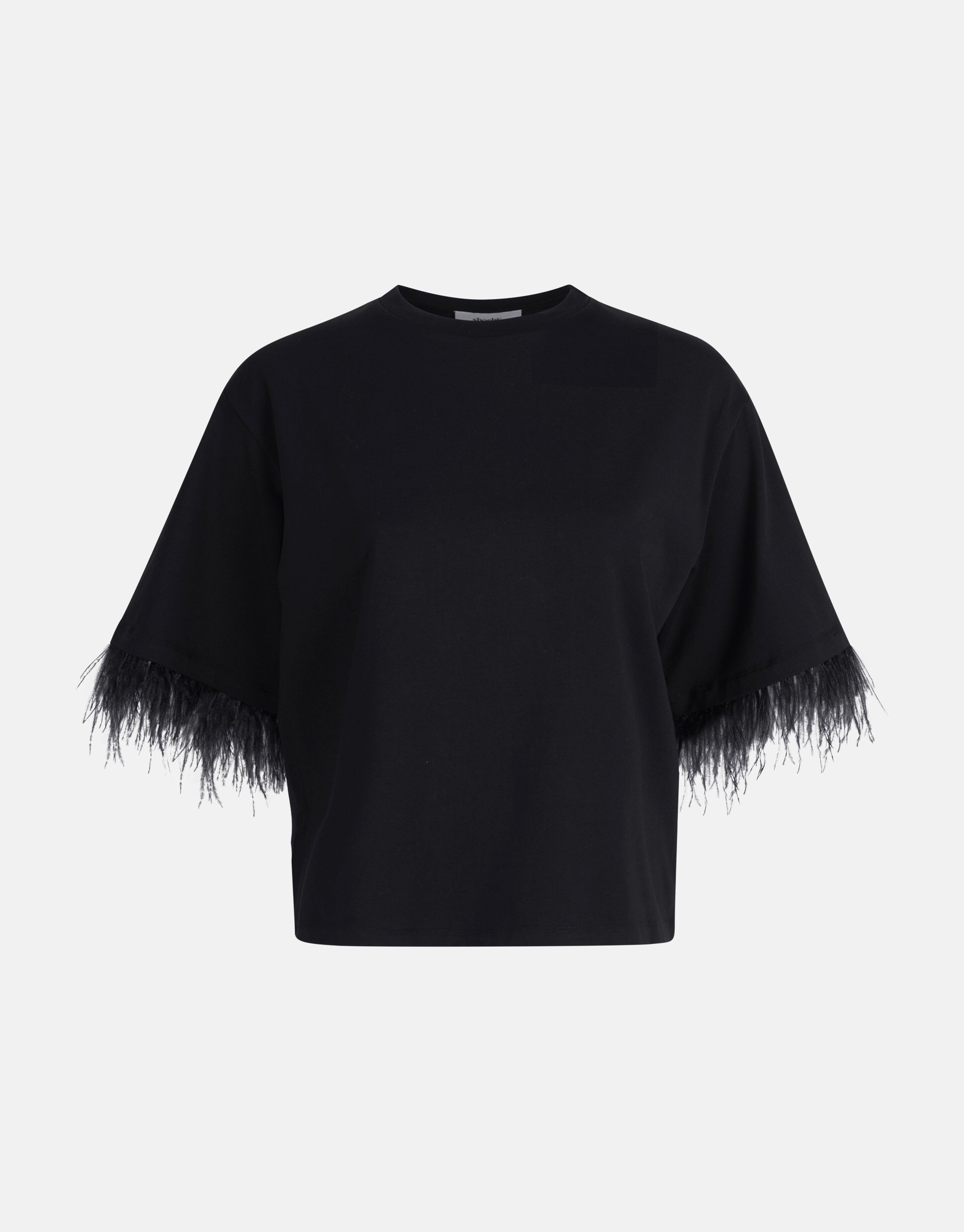 Feather T-shirt Zwart SHOEBY WOMEN
