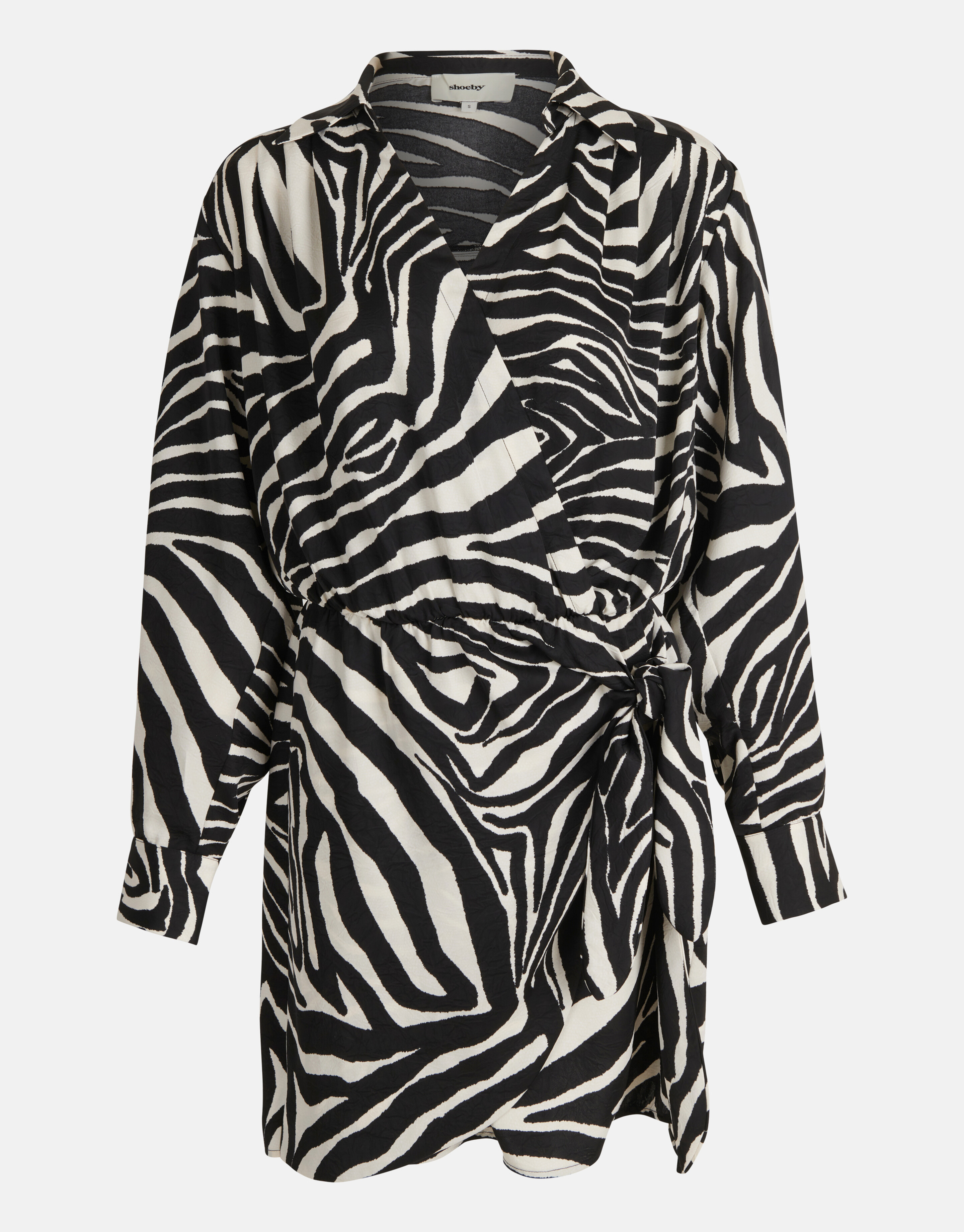 Zebra Print Jurk Zwart/Wit SHOEBY WOMEN