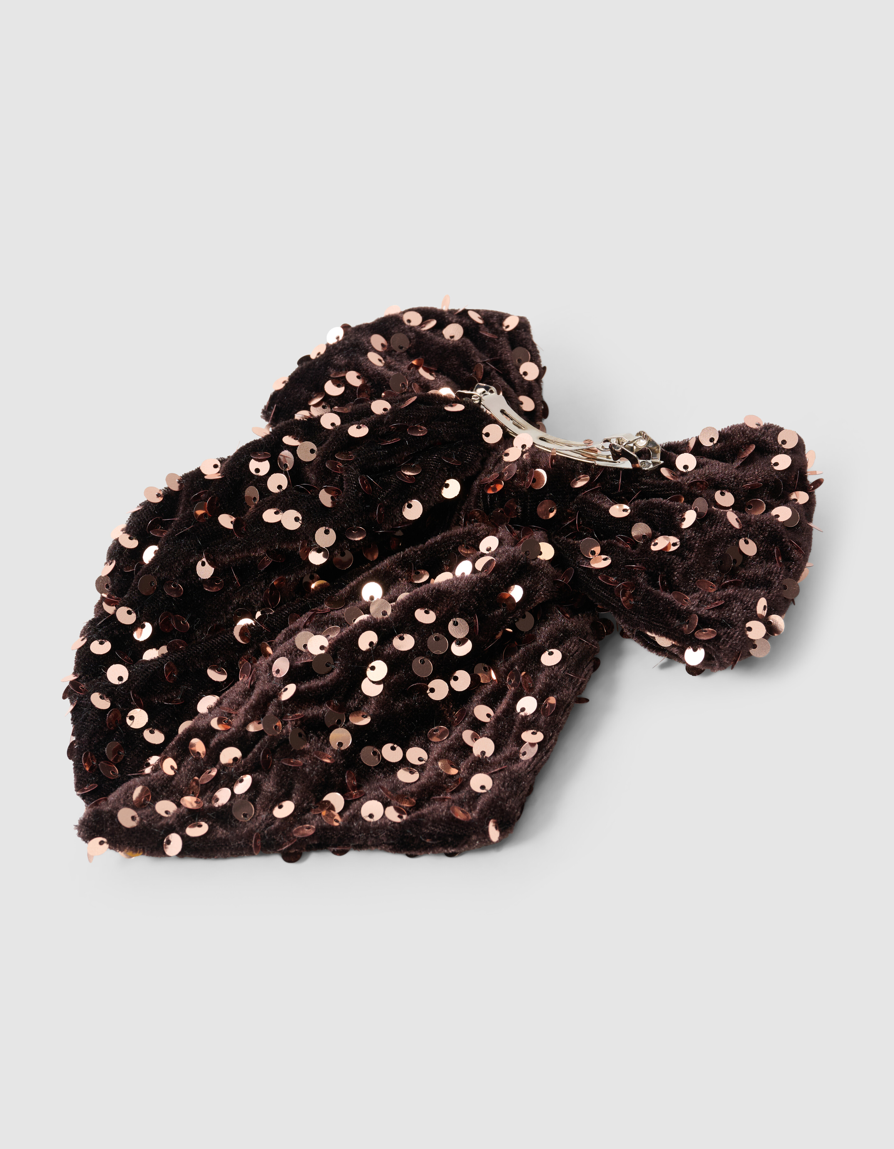 Sequin Strik Haarclip Bruin SHOEBY GIRLS