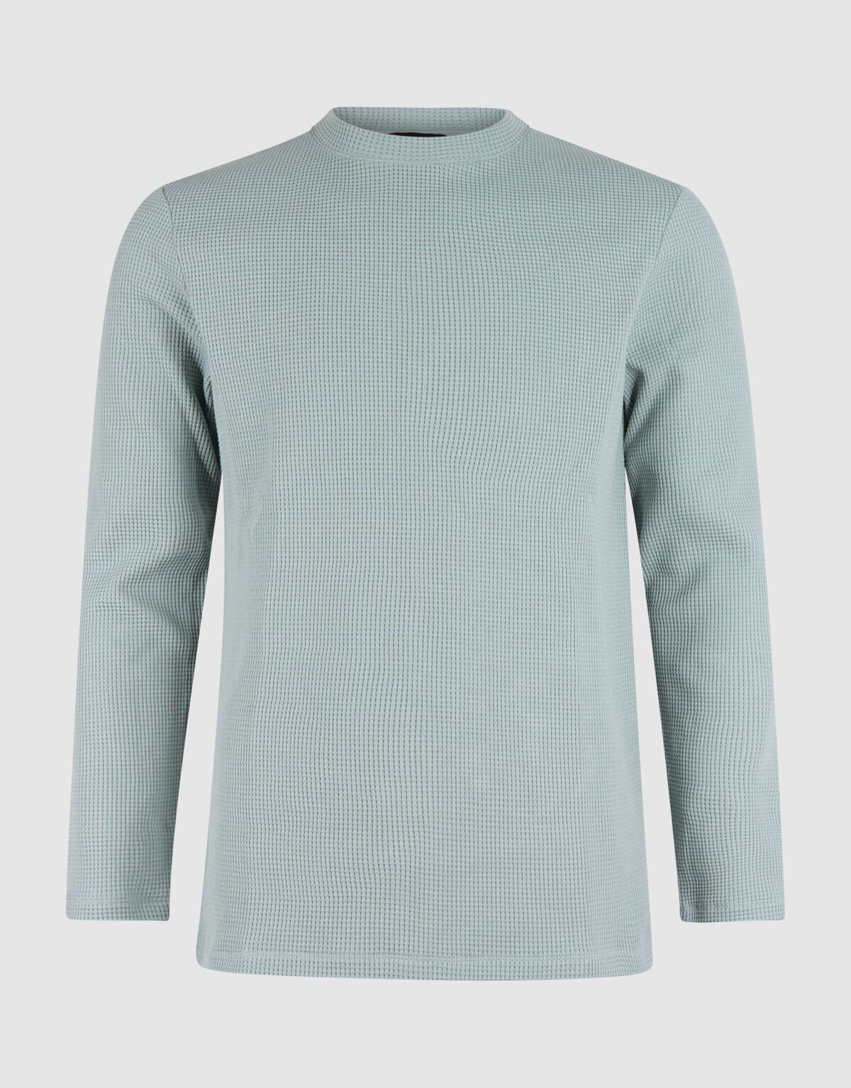 Structuur Longsleeve Lichtgroen SHOEBY MEN