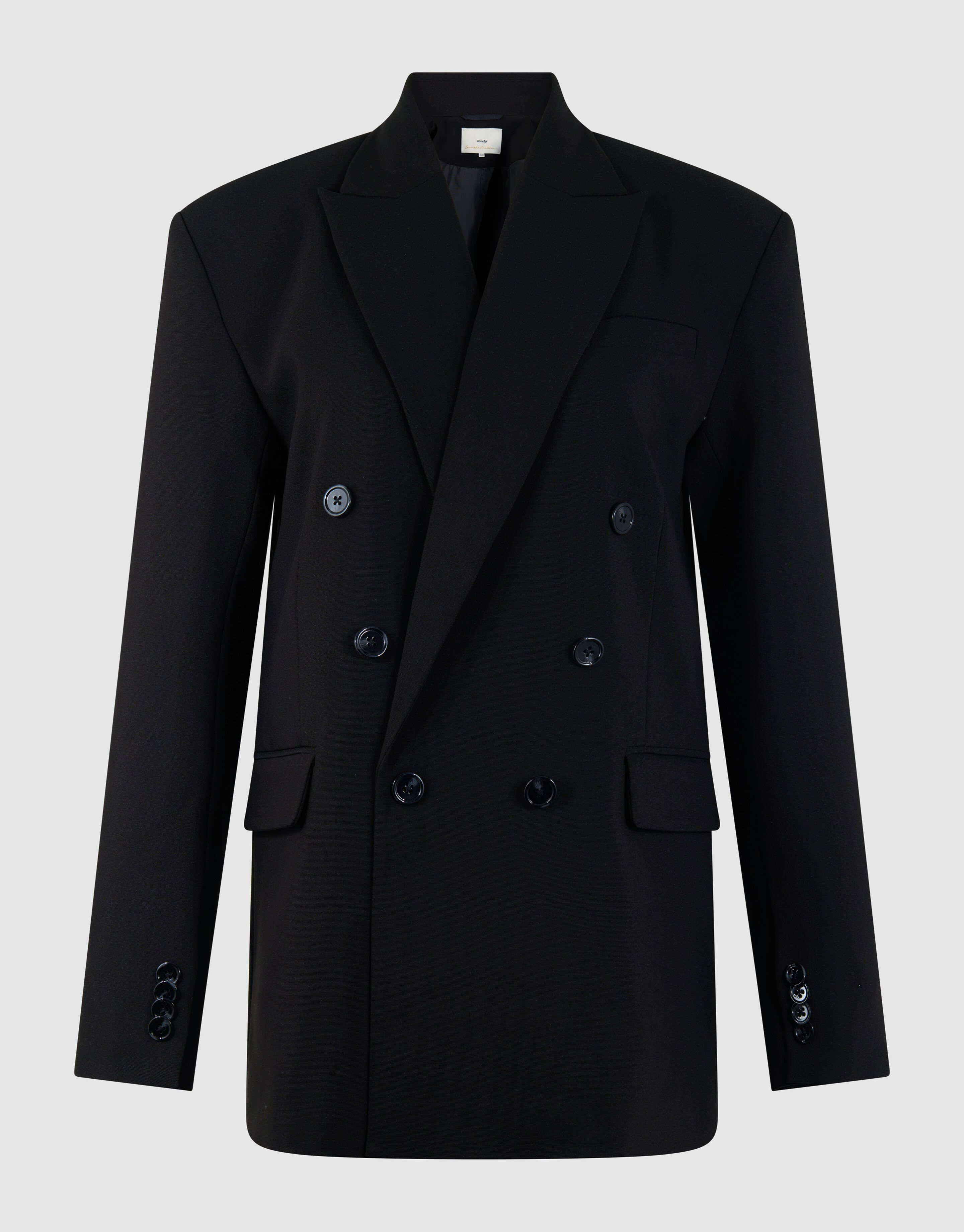 Big Shoulder Blazer Zwart By Lonneke SHOEBY WOMEN