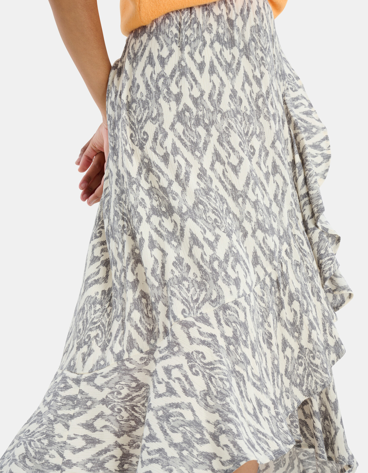 Crinkle Midi Rok EKSEPT