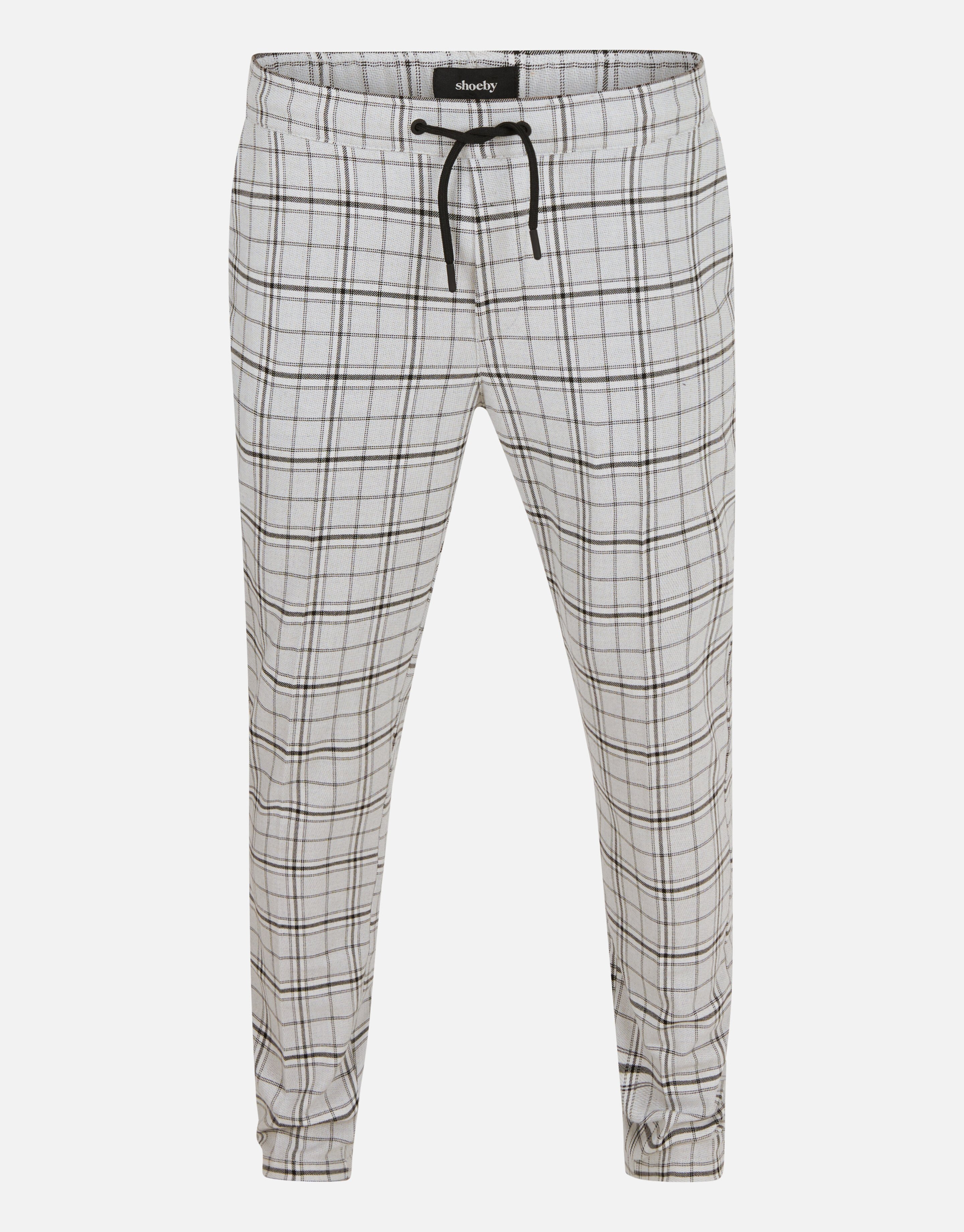 Geruiten Broek Lichtgrijs SHOEBY MEN